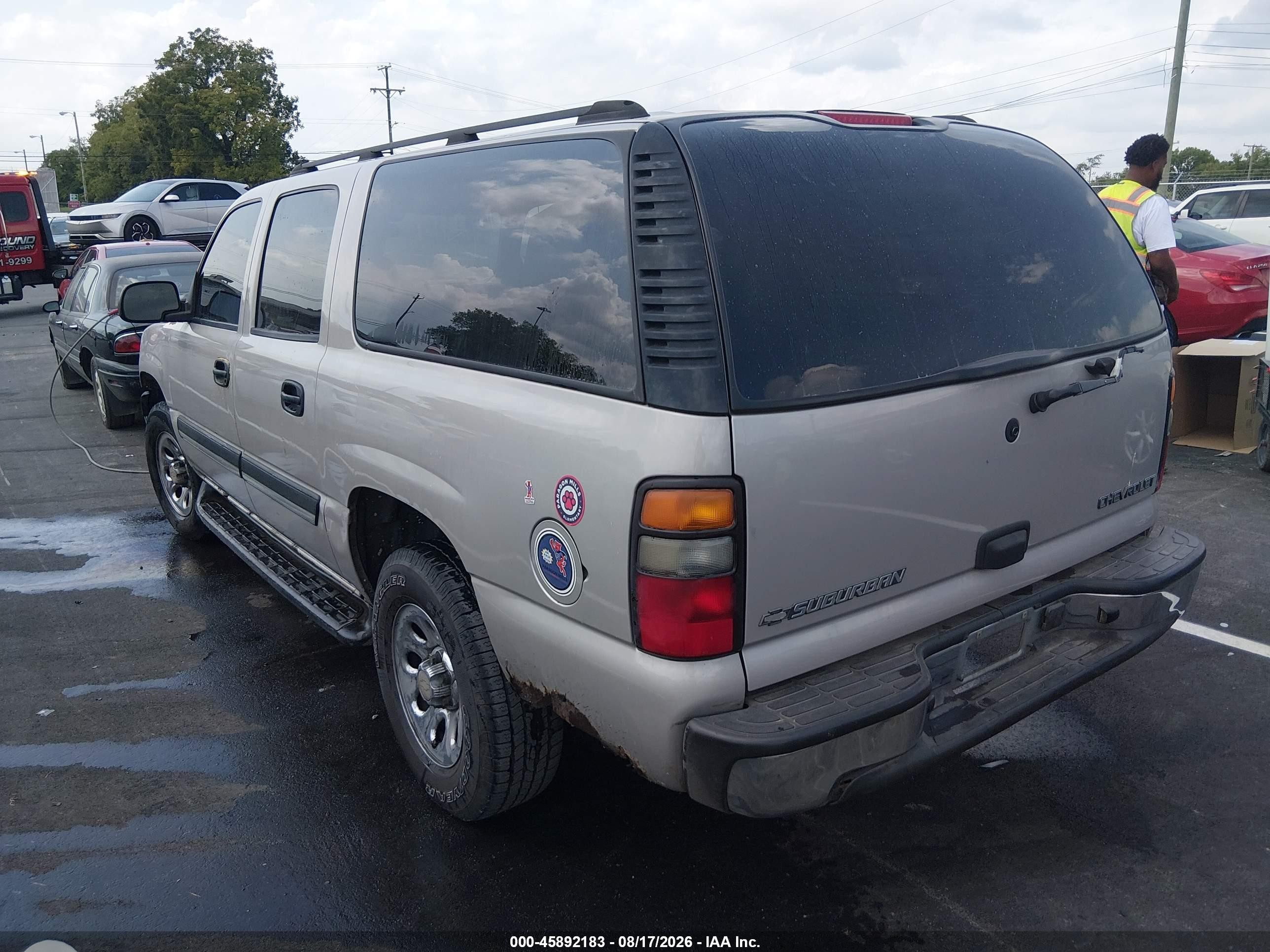 2004 Chevrolet Suburban 1500 Ls Pewter vin: 1GNFK16ZX4J283594