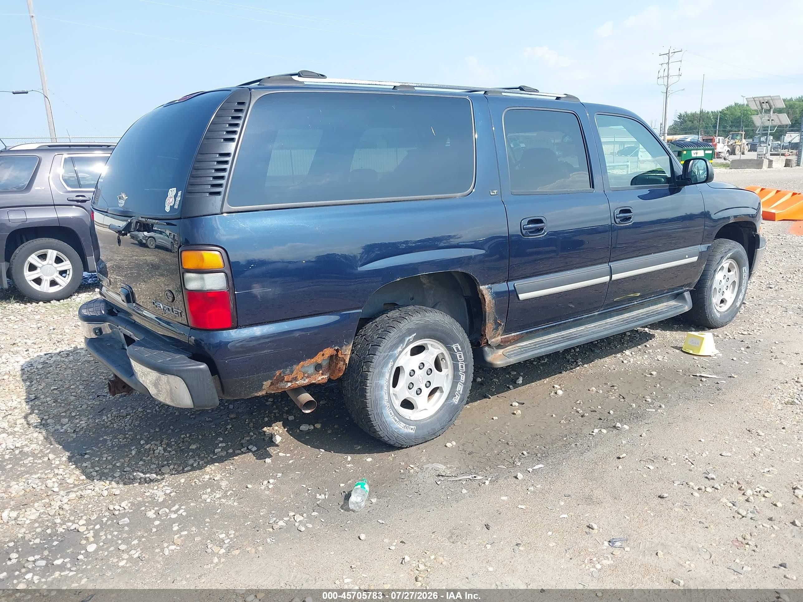 2004 Chevrolet Suburban 1500 Lt Dark Blue vin: 1GNFK16ZX4J292182