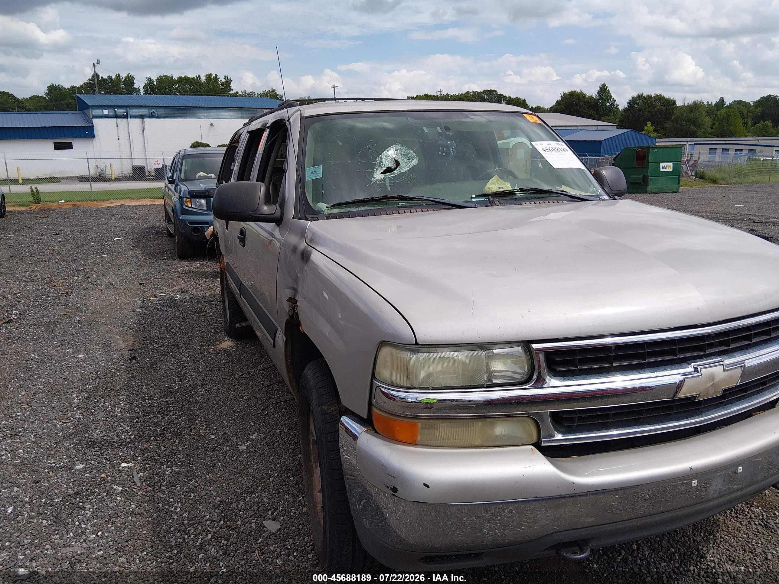 2004 Chevrolet Suburban 1500 Ls Pewter vin: 1GNFK16ZX4J331580