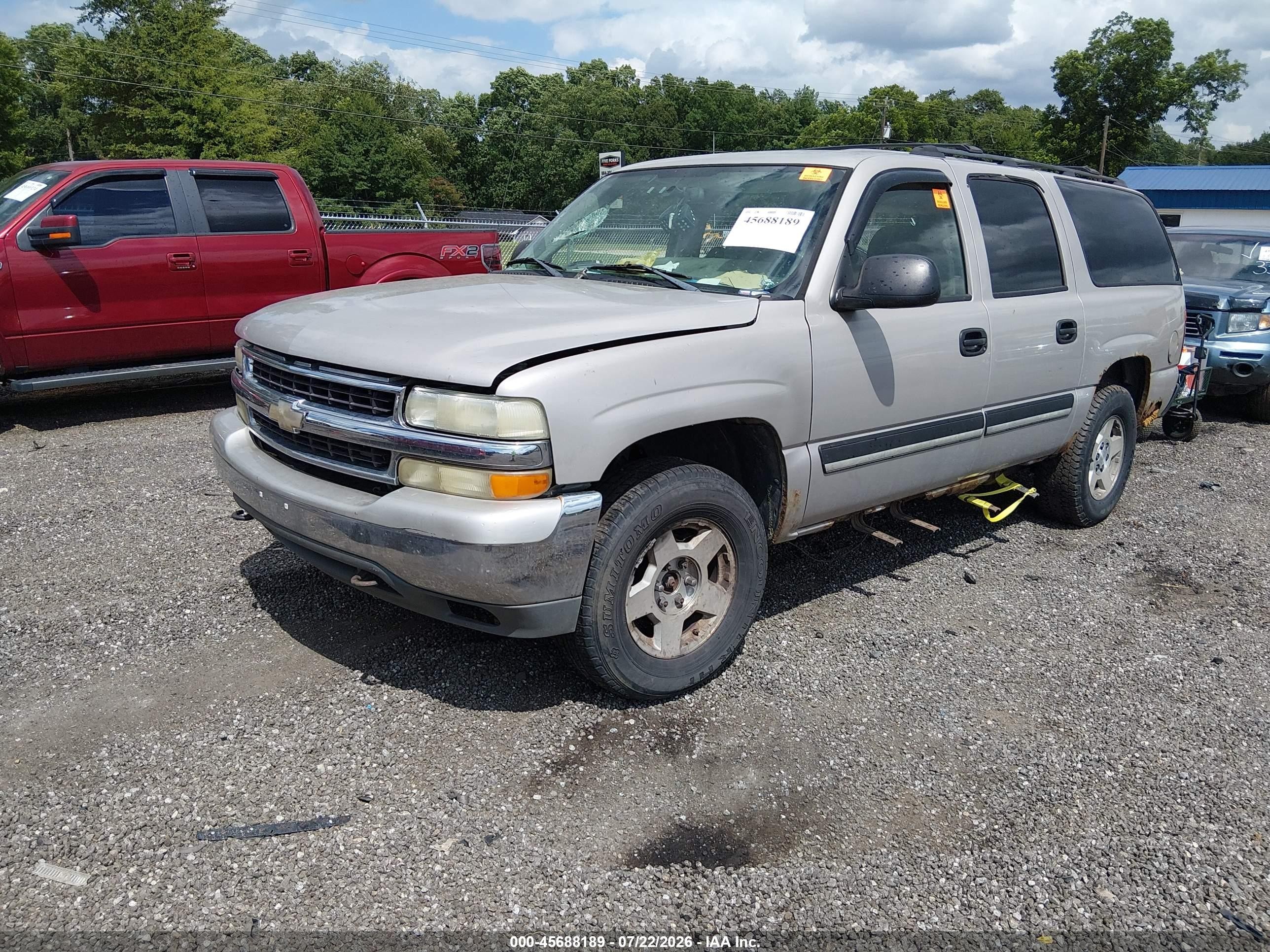 2004 Chevrolet Suburban 1500 Ls Pewter vin: 1GNFK16ZX4J331580