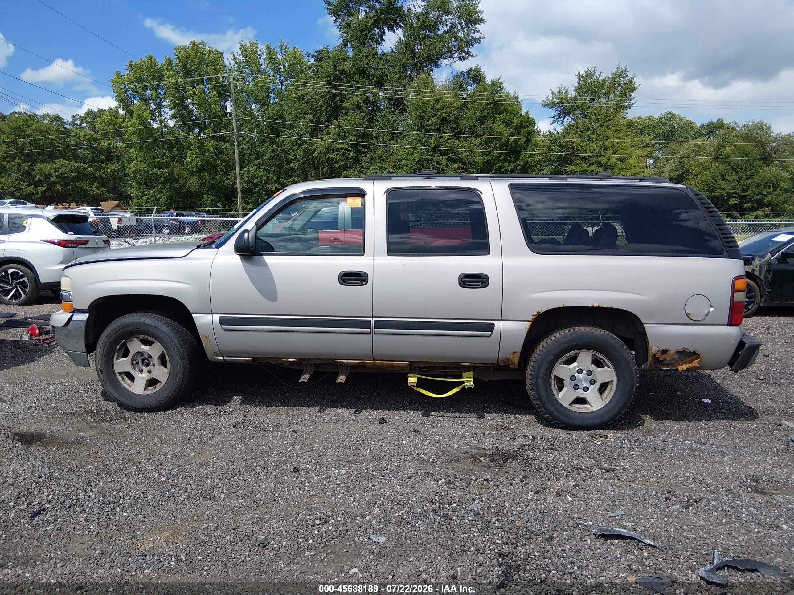 2004 Chevrolet Suburban 1500 Ls Pewter vin: 1GNFK16ZX4J331580