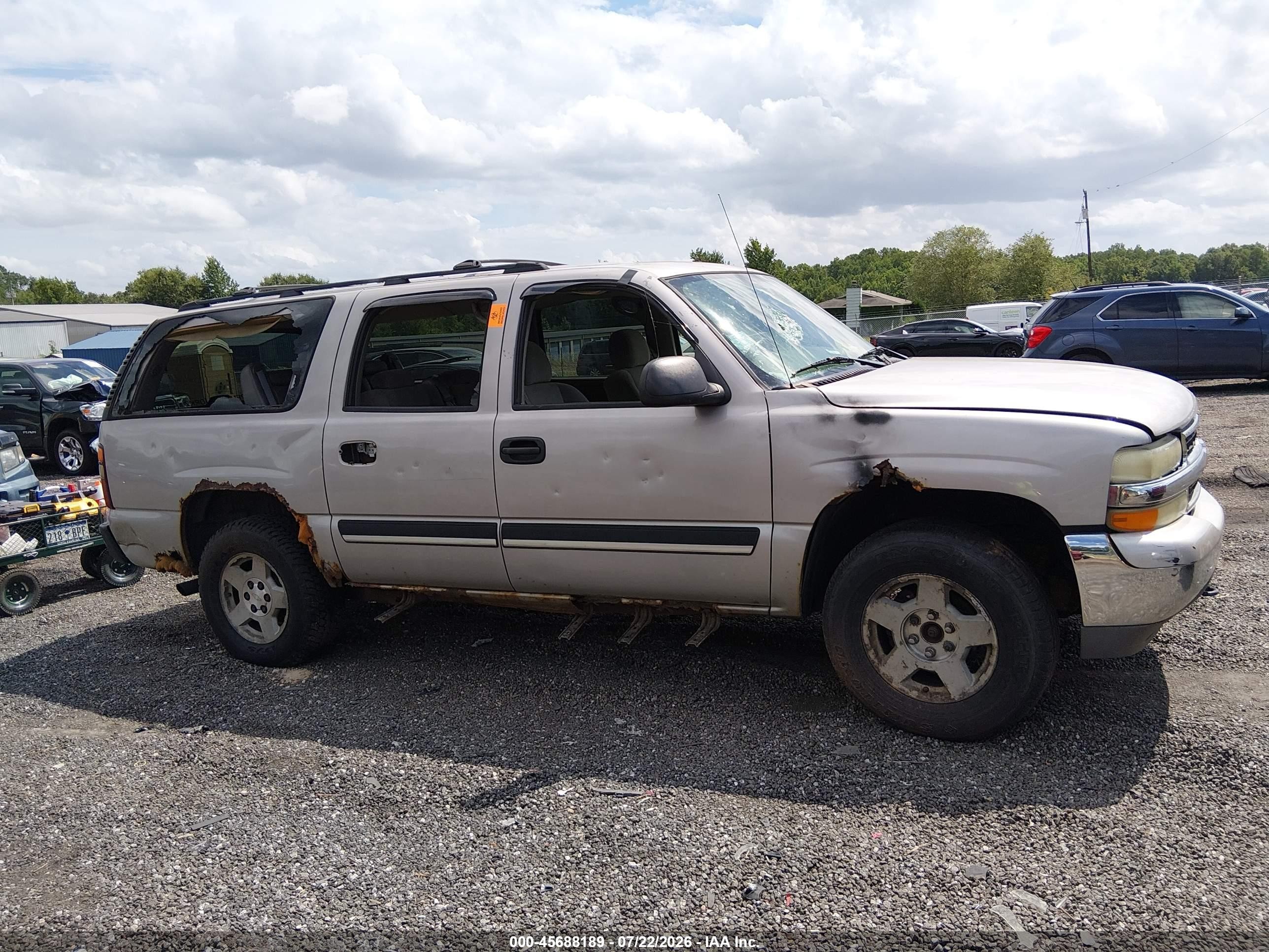 2004 Chevrolet Suburban 1500 Ls Pewter vin: 1GNFK16ZX4J331580
