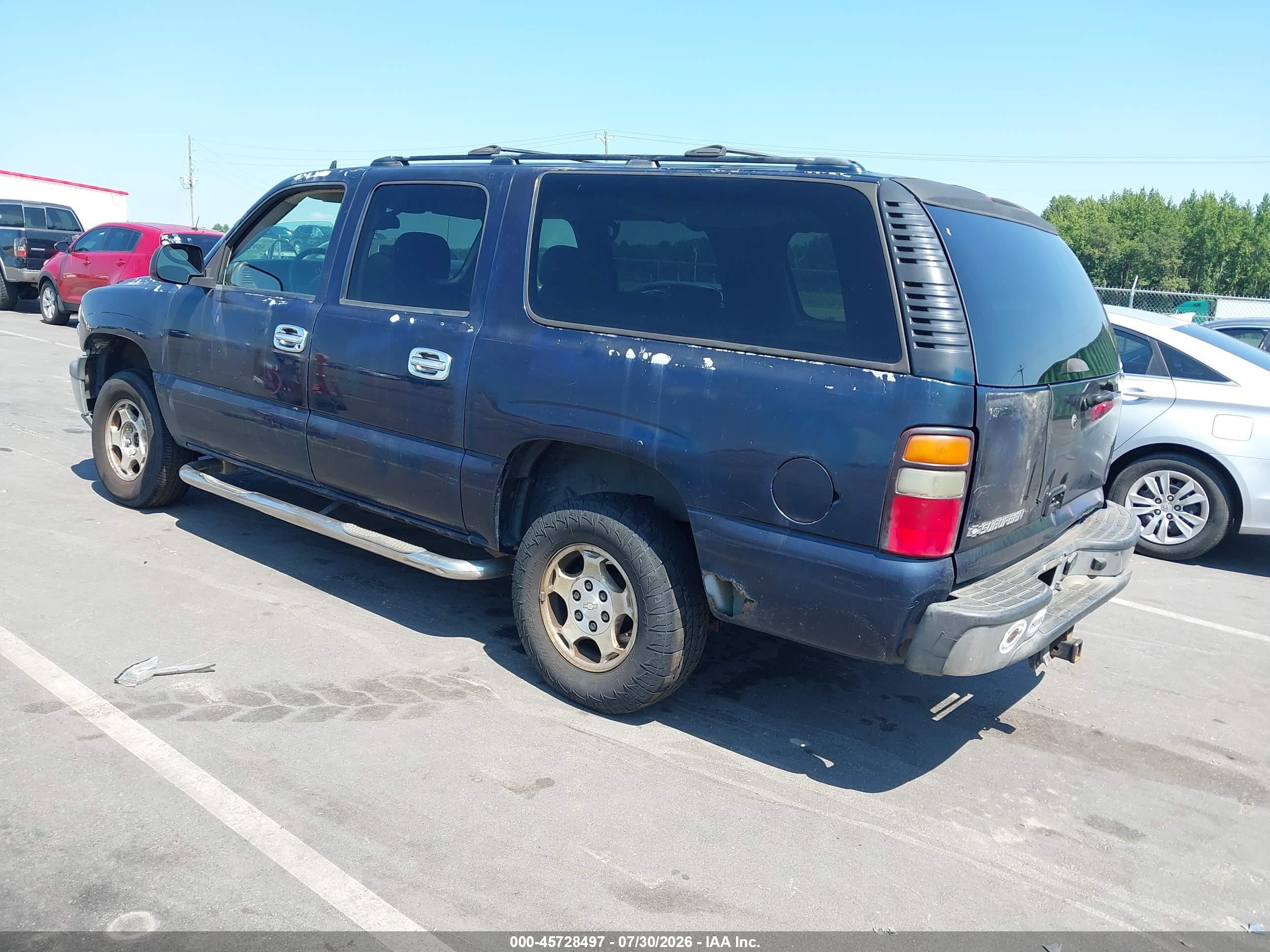 2006 Chevrolet Suburban 1500 Ls Black vin: 1GNFK16ZX6J115280