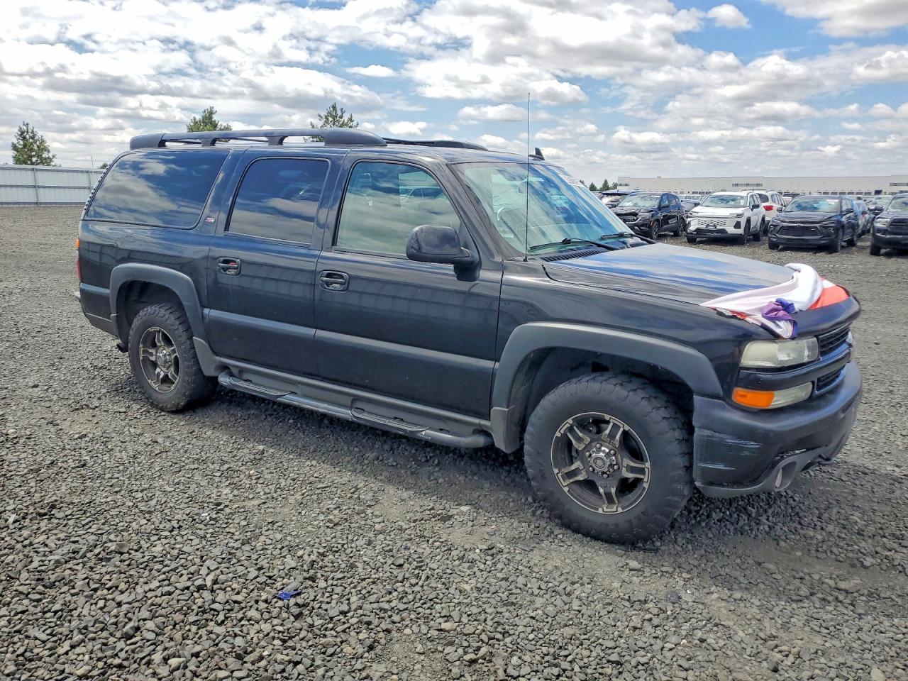 2006 Chevrolet Suburban K1500 Black vin: 1GNFK16ZX6J169176