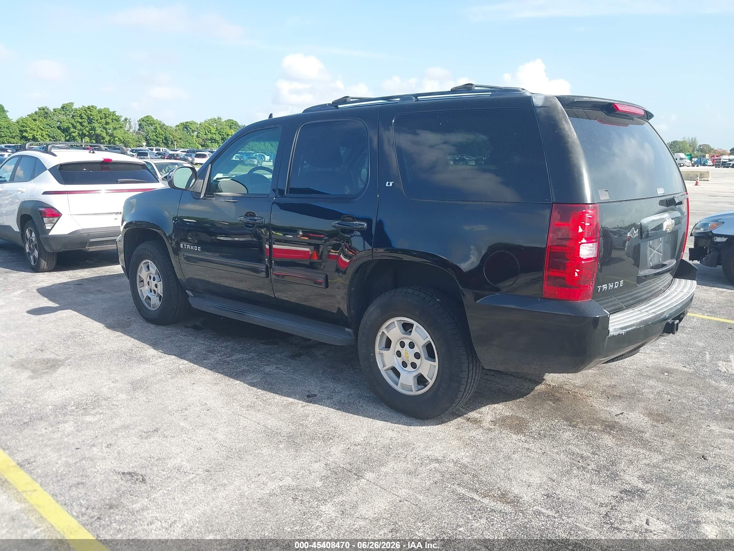2009 Chevrolet Tahoe K1500 Lt Black vin: 1GNFK23009R264525