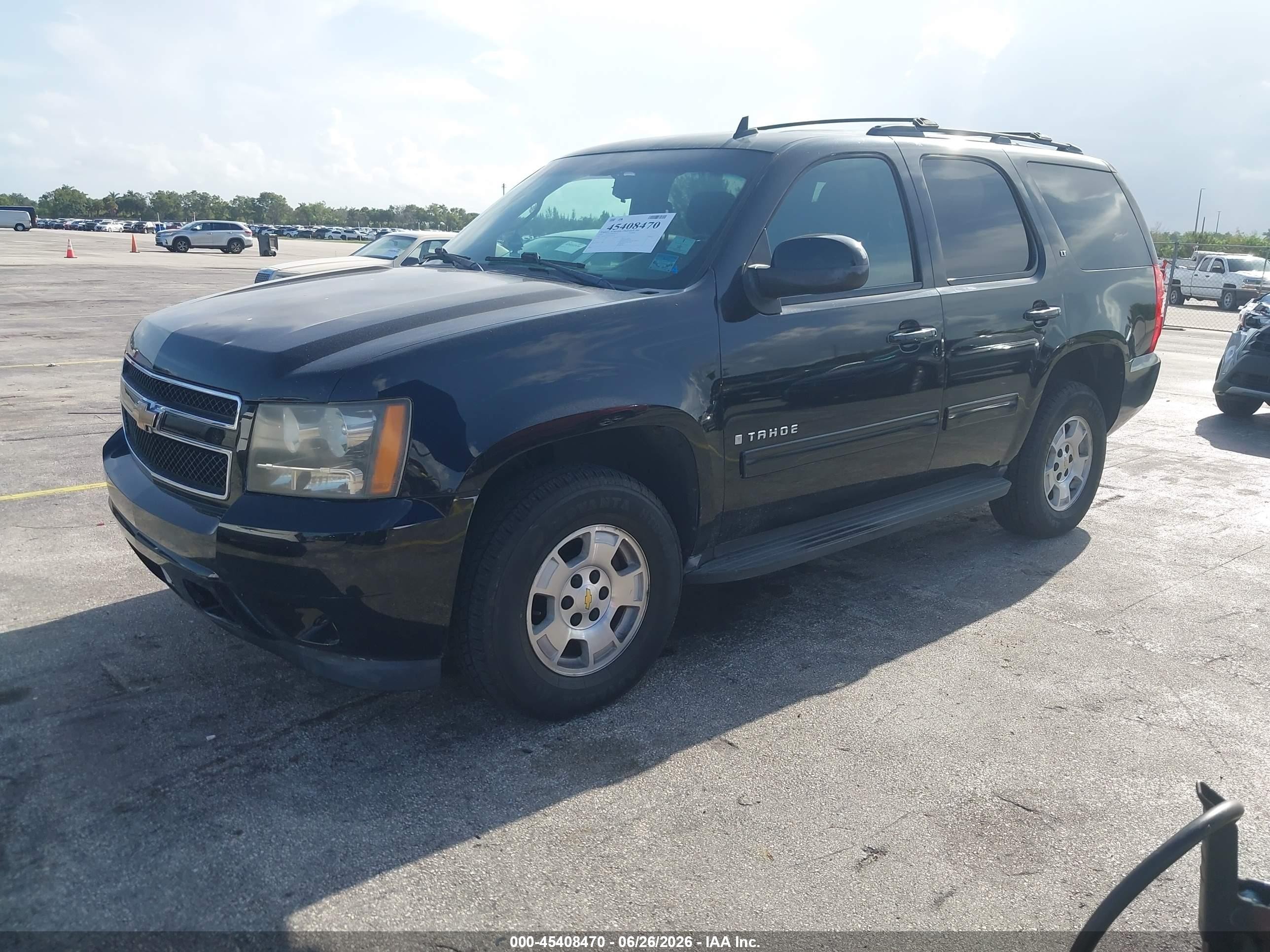 2009 Chevrolet Tahoe K1500 Lt Black vin: 1GNFK23009R264525