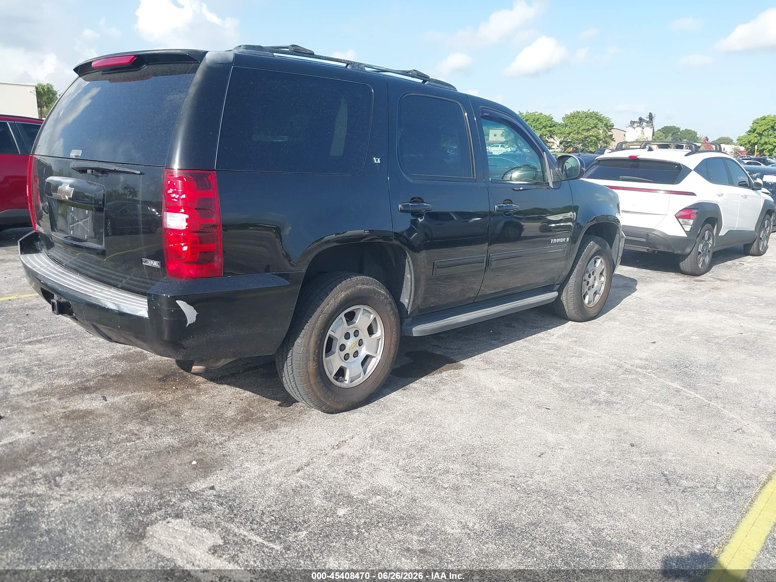 2009 Chevrolet Tahoe K1500 Lt Black vin: 1GNFK23009R264525