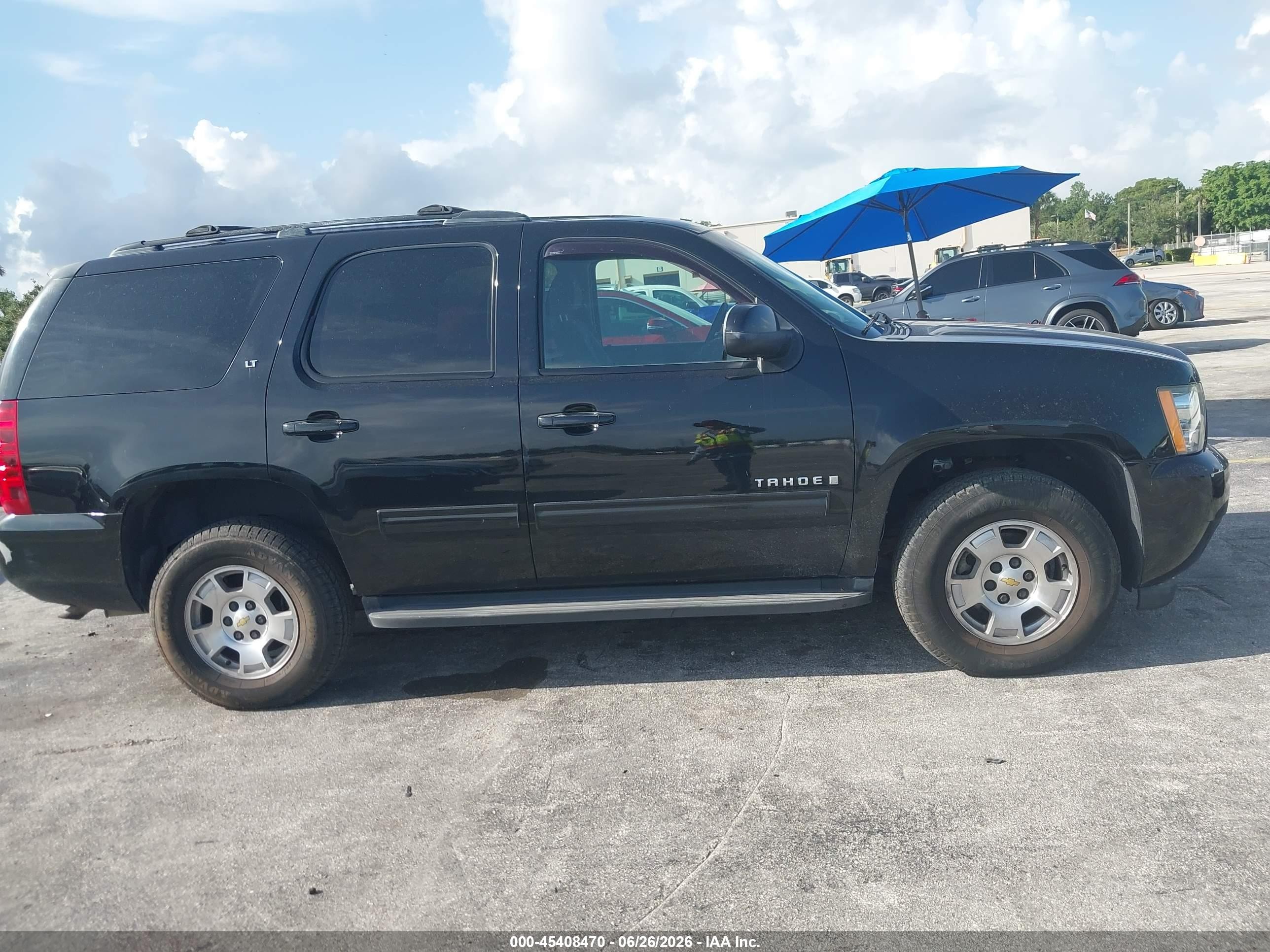 2009 Chevrolet Tahoe K1500 Lt Black vin: 1GNFK23009R264525