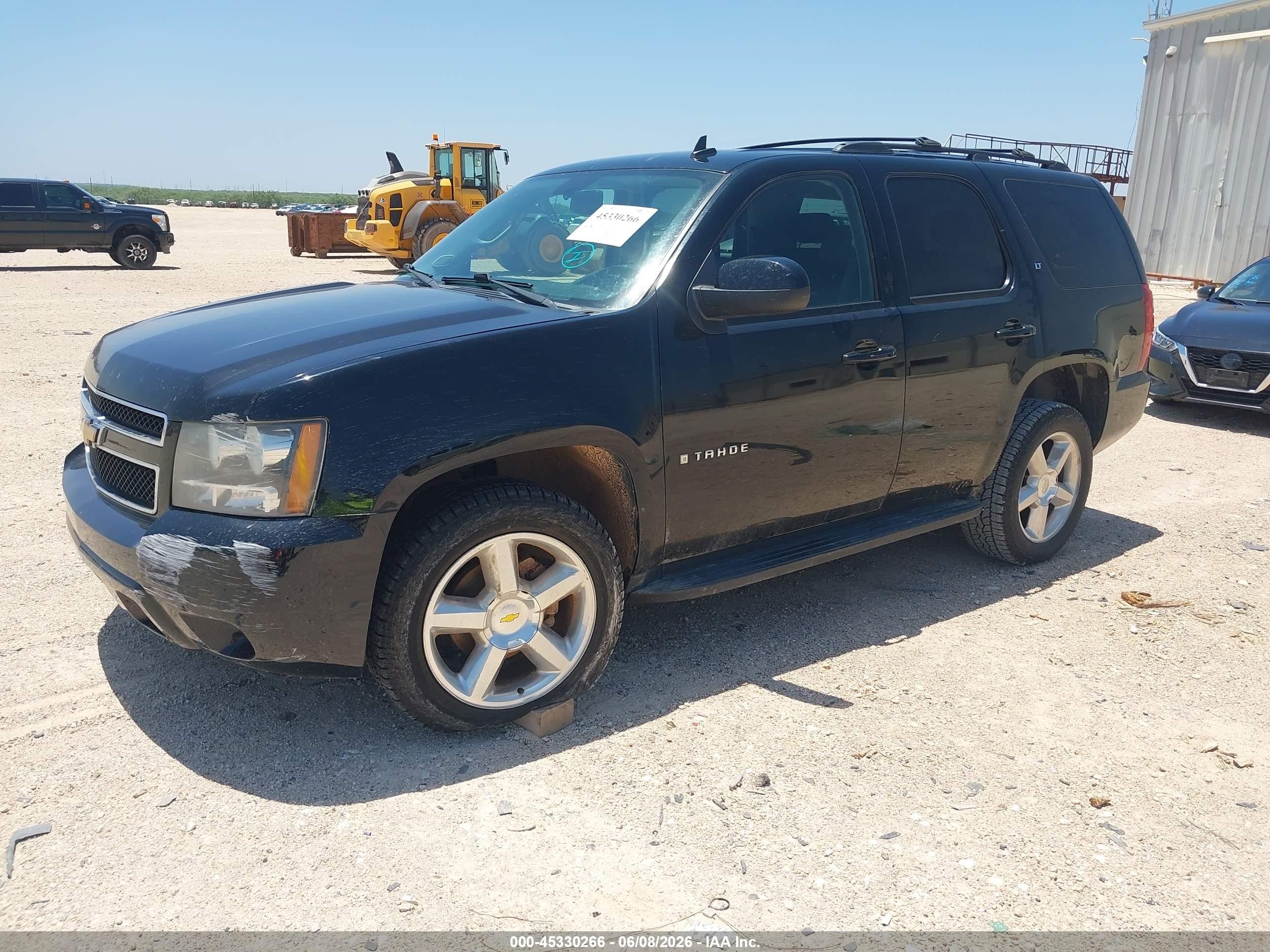2009 Chevrolet Tahoe Lt2 Black vin: 1GNFK23019J125504