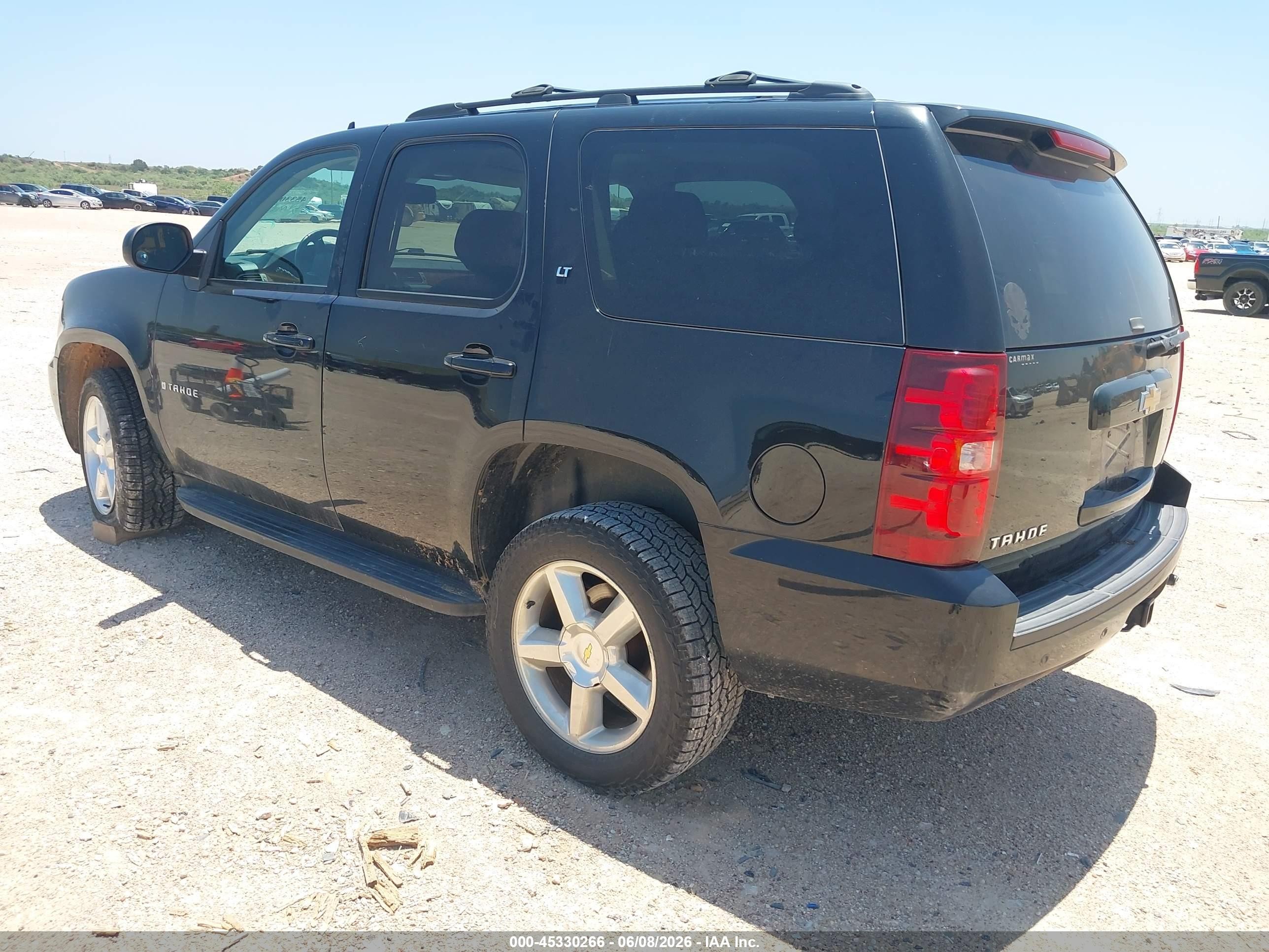 2009 Chevrolet Tahoe Lt2 Black vin: 1GNFK23019J125504