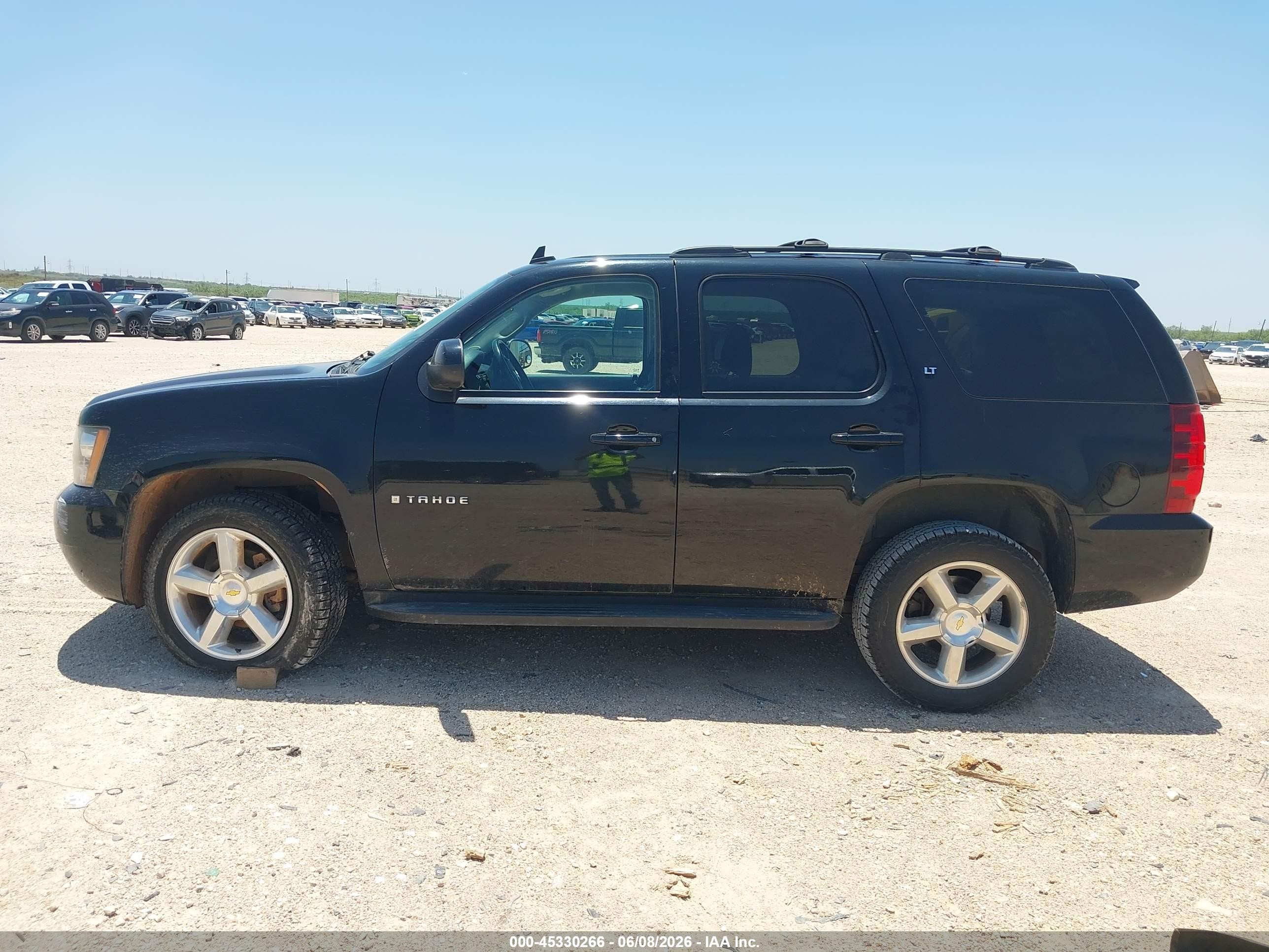 2009 Chevrolet Tahoe Lt2 Black vin: 1GNFK23019J125504