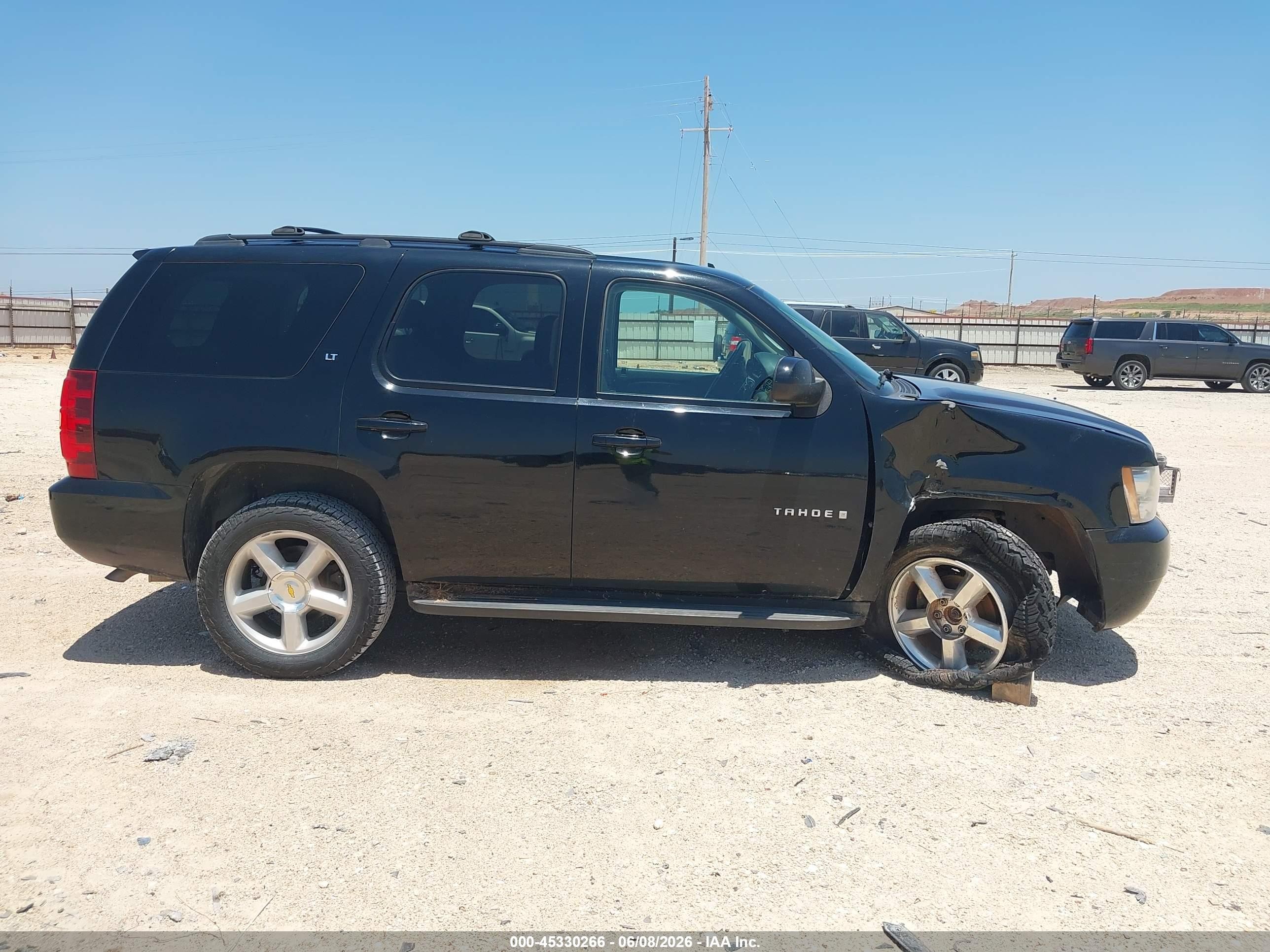 2009 Chevrolet Tahoe Lt2 Black vin: 1GNFK23019J125504