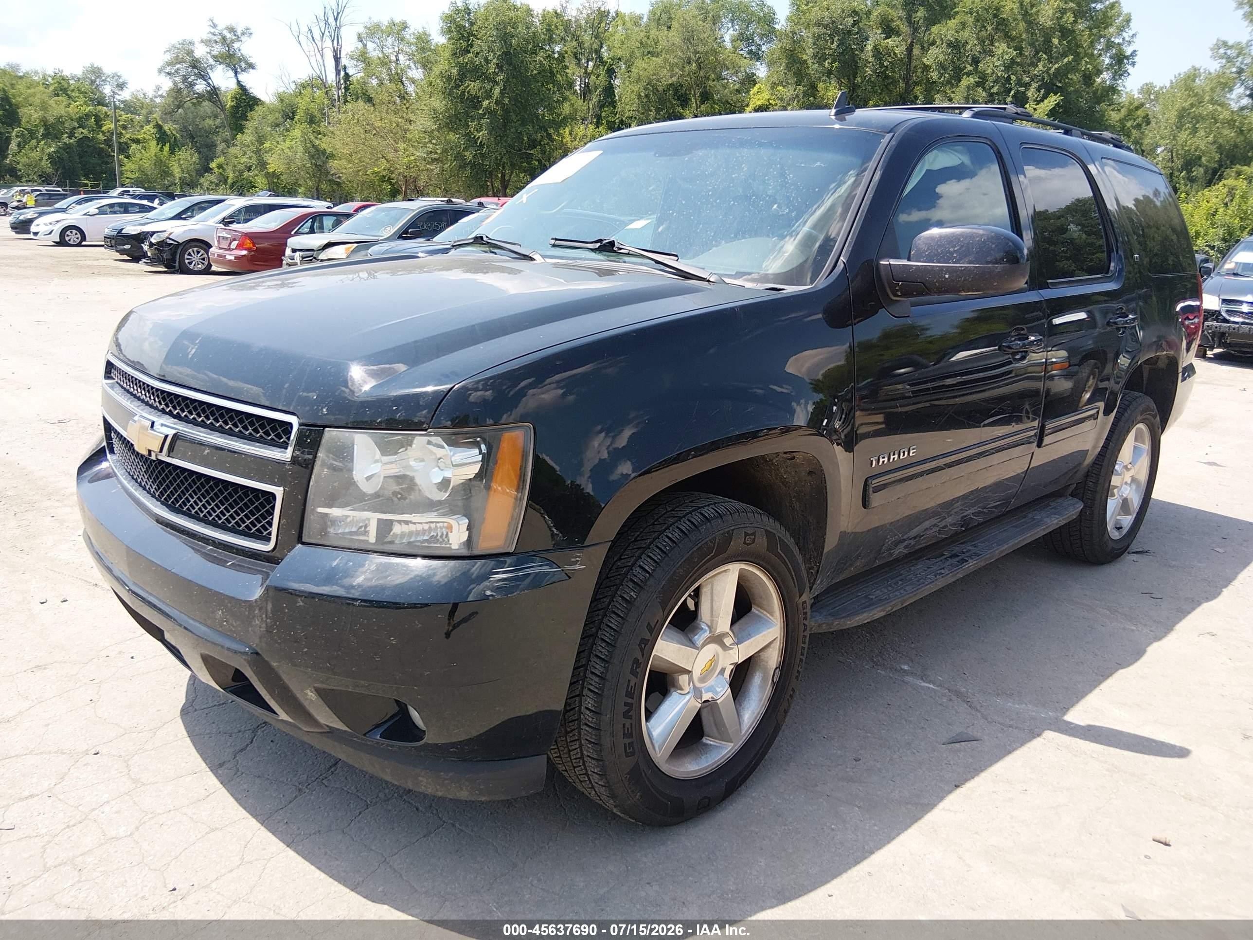 2009 Chevrolet Tahoe Lt2 Black vin: 1GNFK23019R297842