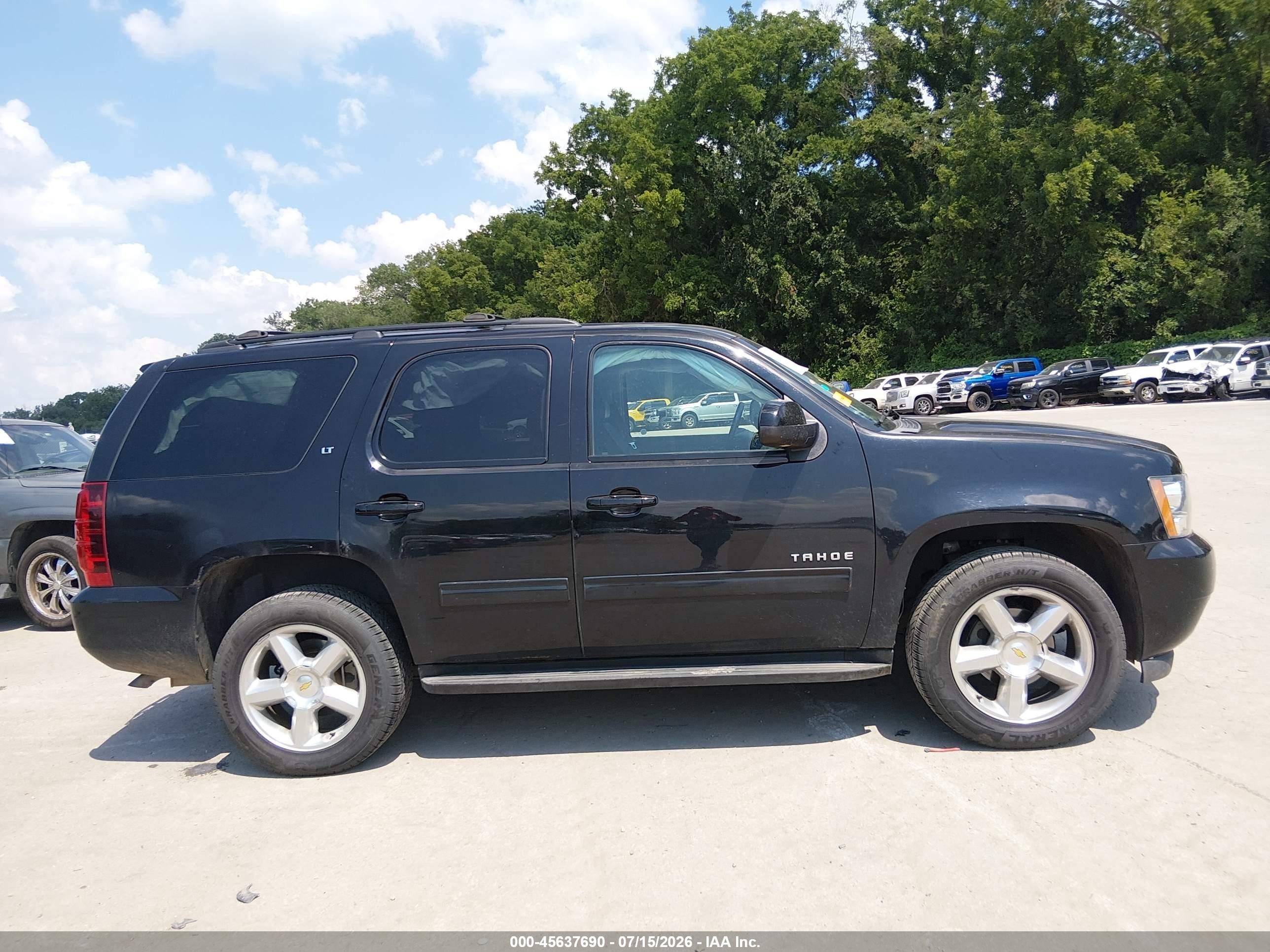 2009 Chevrolet Tahoe Lt2 Black vin: 1GNFK23019R297842