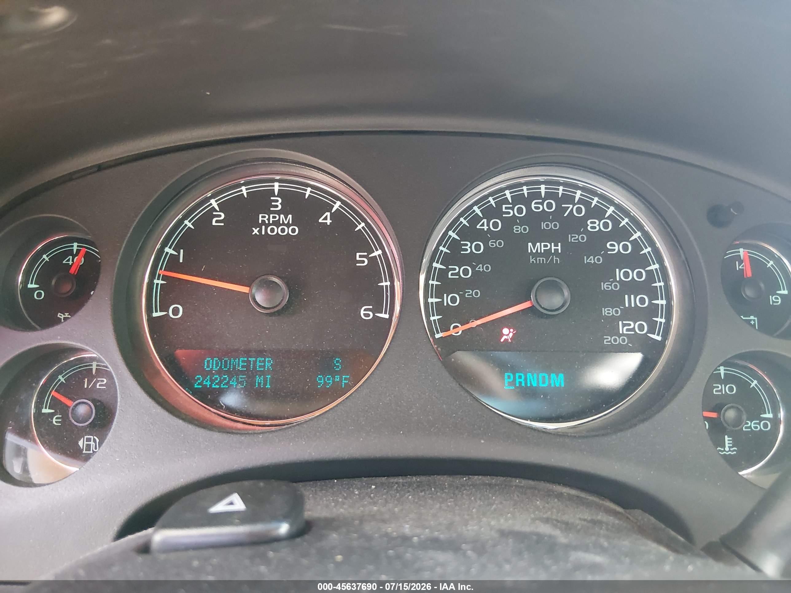 2009 Chevrolet Tahoe Lt2 Black vin: 1GNFK23019R297842