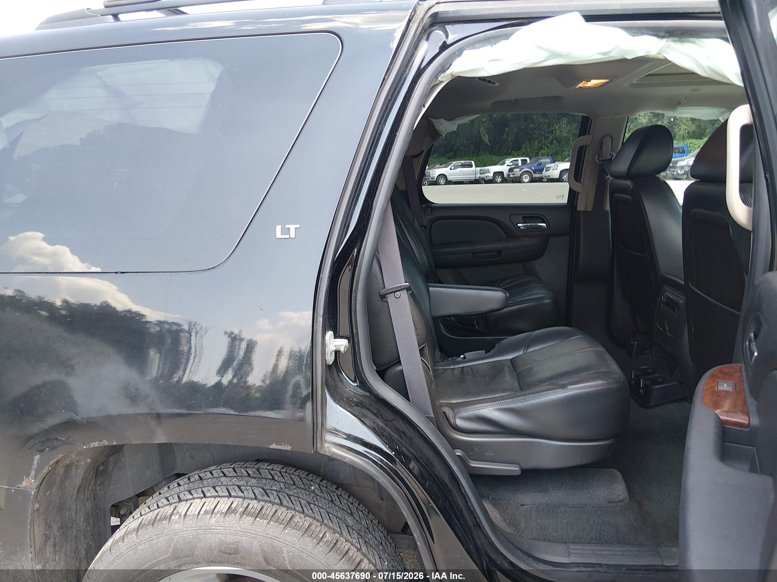 2009 Chevrolet Tahoe Lt2 Black vin: 1GNFK23019R297842