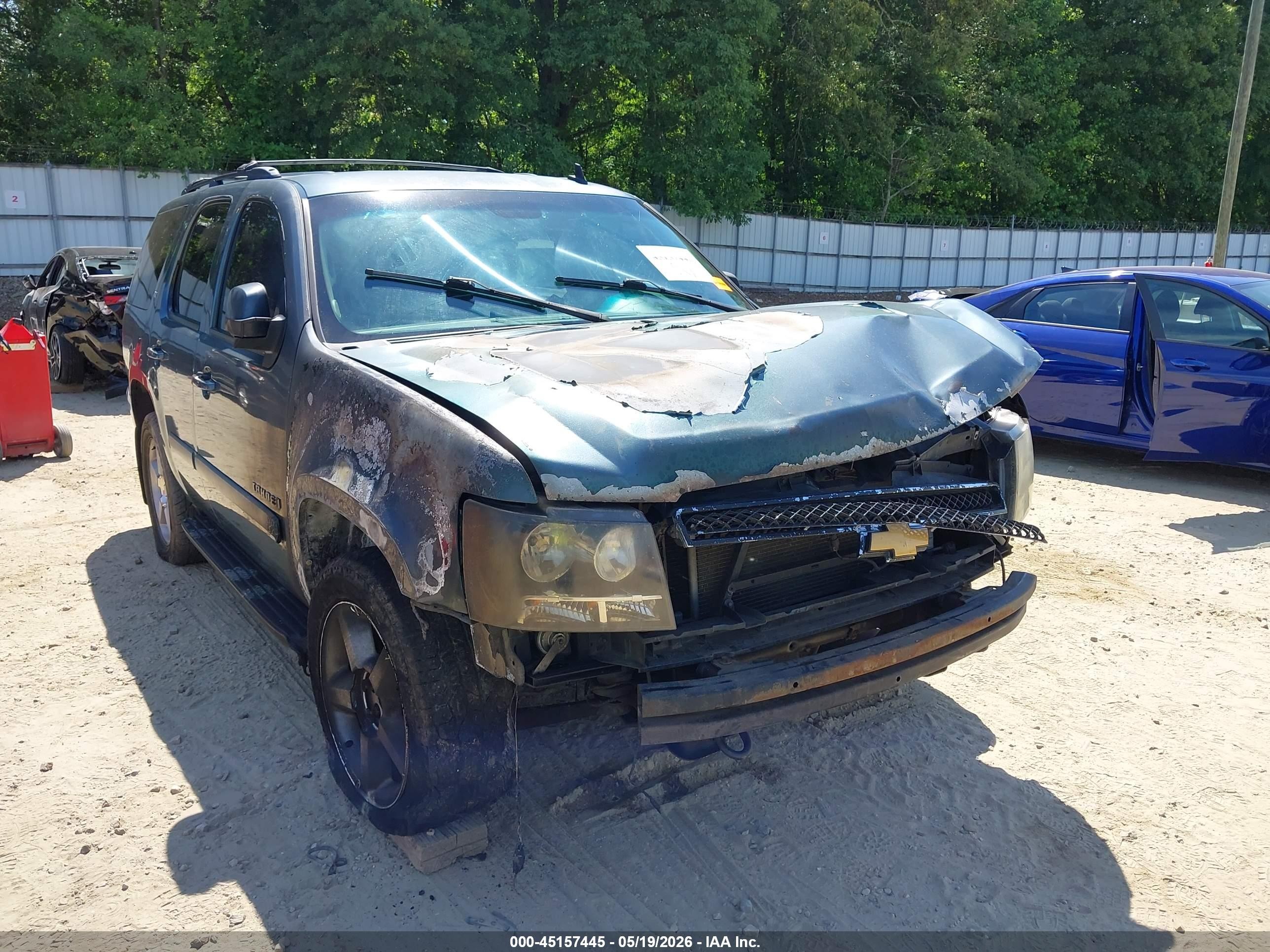 2009 Chevrolet Tahoe Lt2 Gray vin: 1GNFK23039R101917