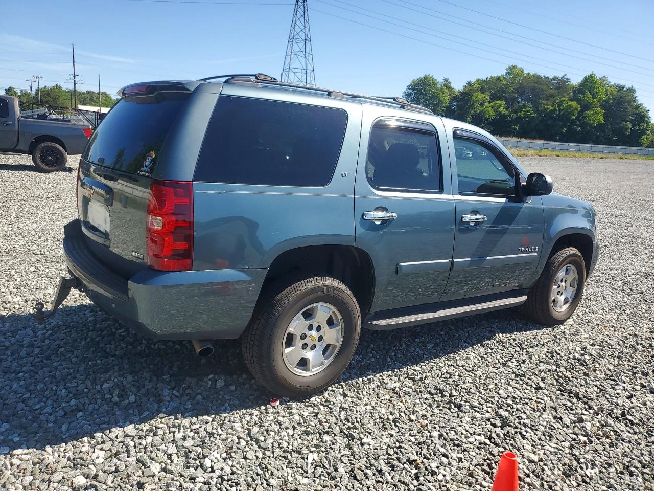 2009 Chevrolet Tahoe K1500 Lt Blue vin: 1GNFK23039R218669