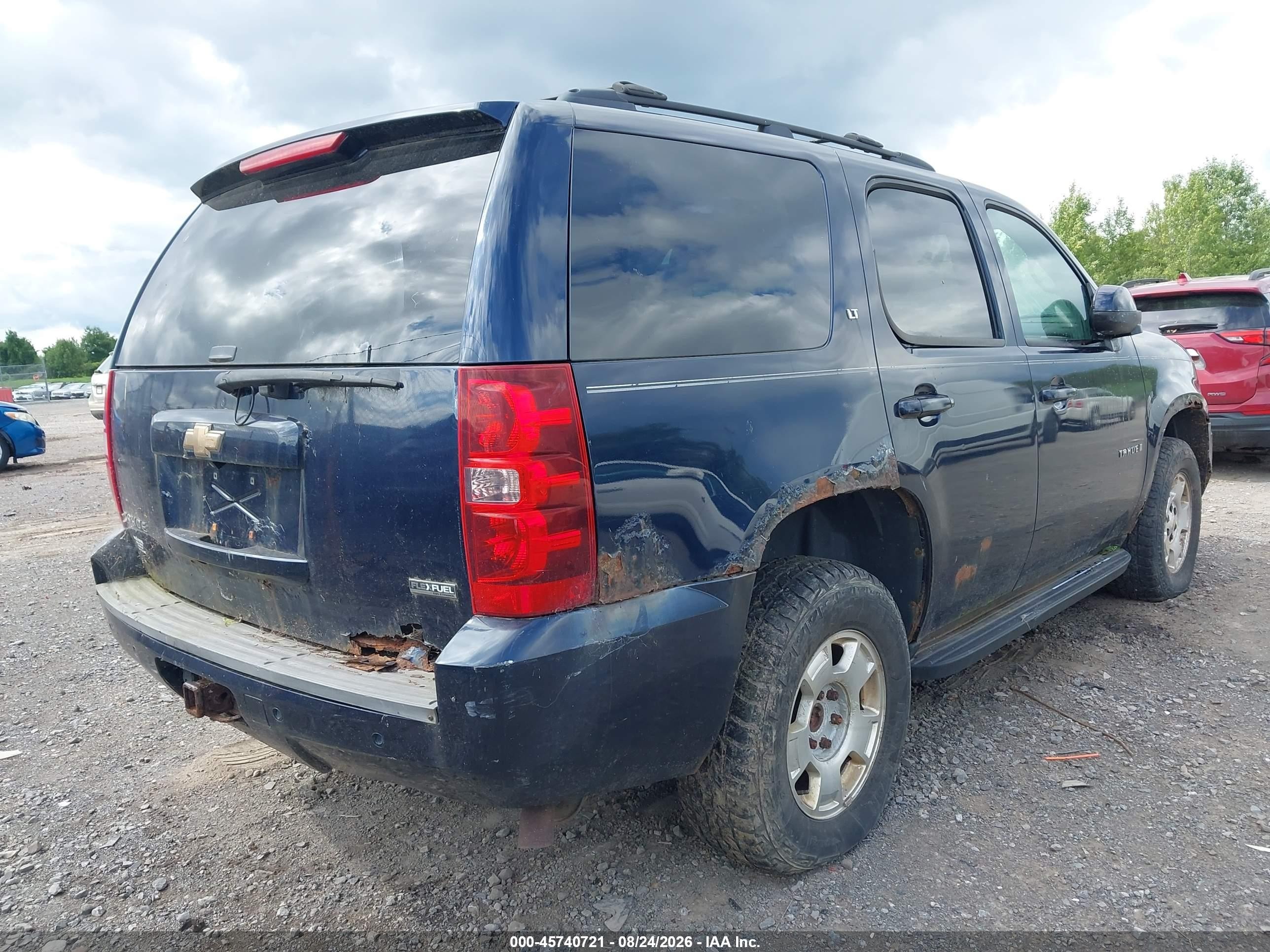 2009 Chevrolet Tahoe Lt1 Dark Blue vin: 1GNFK23089R153611