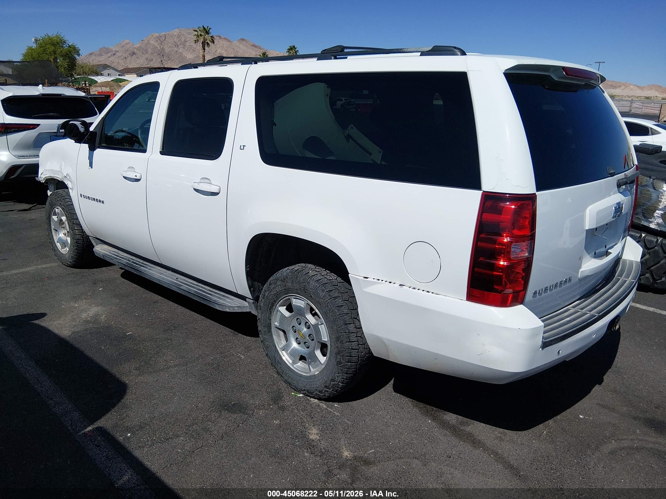 2009 Chevrolet Suburban 1500 Lt2 White vin: 1GNFK26319R265835
