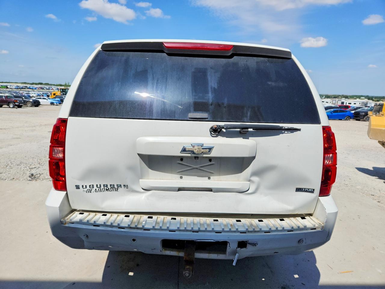 2009 Chevrolet Suburban K1500 Lt White vin: 1GNFK26369R248092