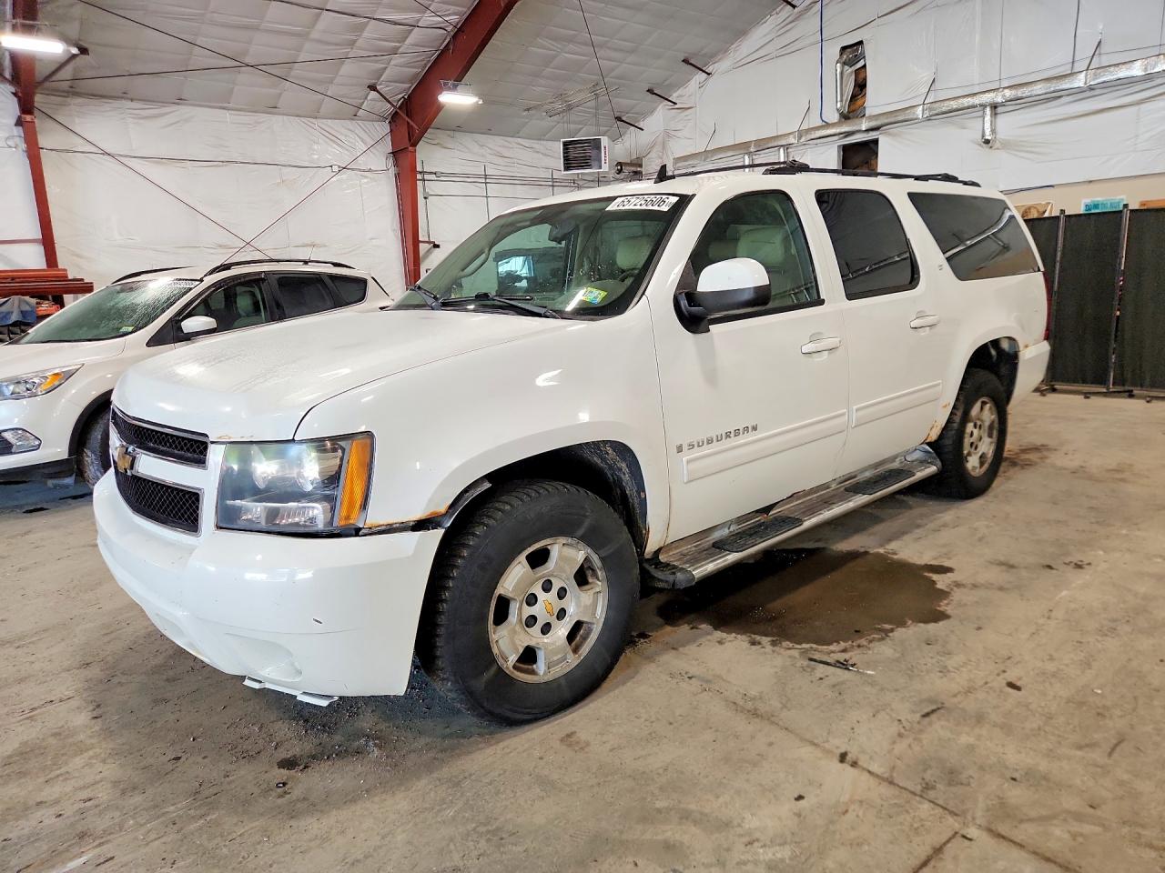 2009 Chevrolet Suburban K1500 Lt White vin: 1GNFK26399R243727