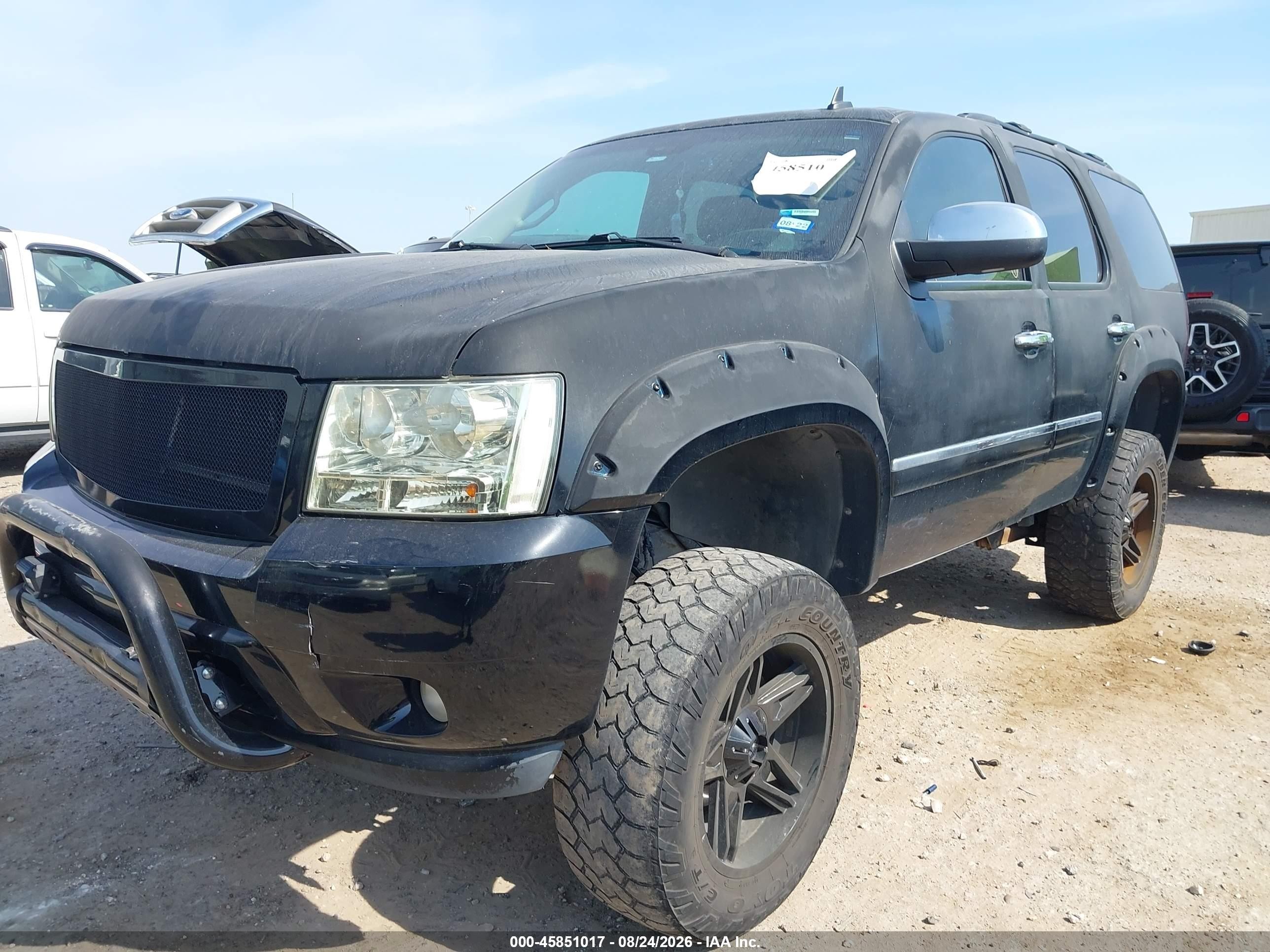 2009 Chevrolet Tahoe Ltz Black vin: 1GNFK33059R136058