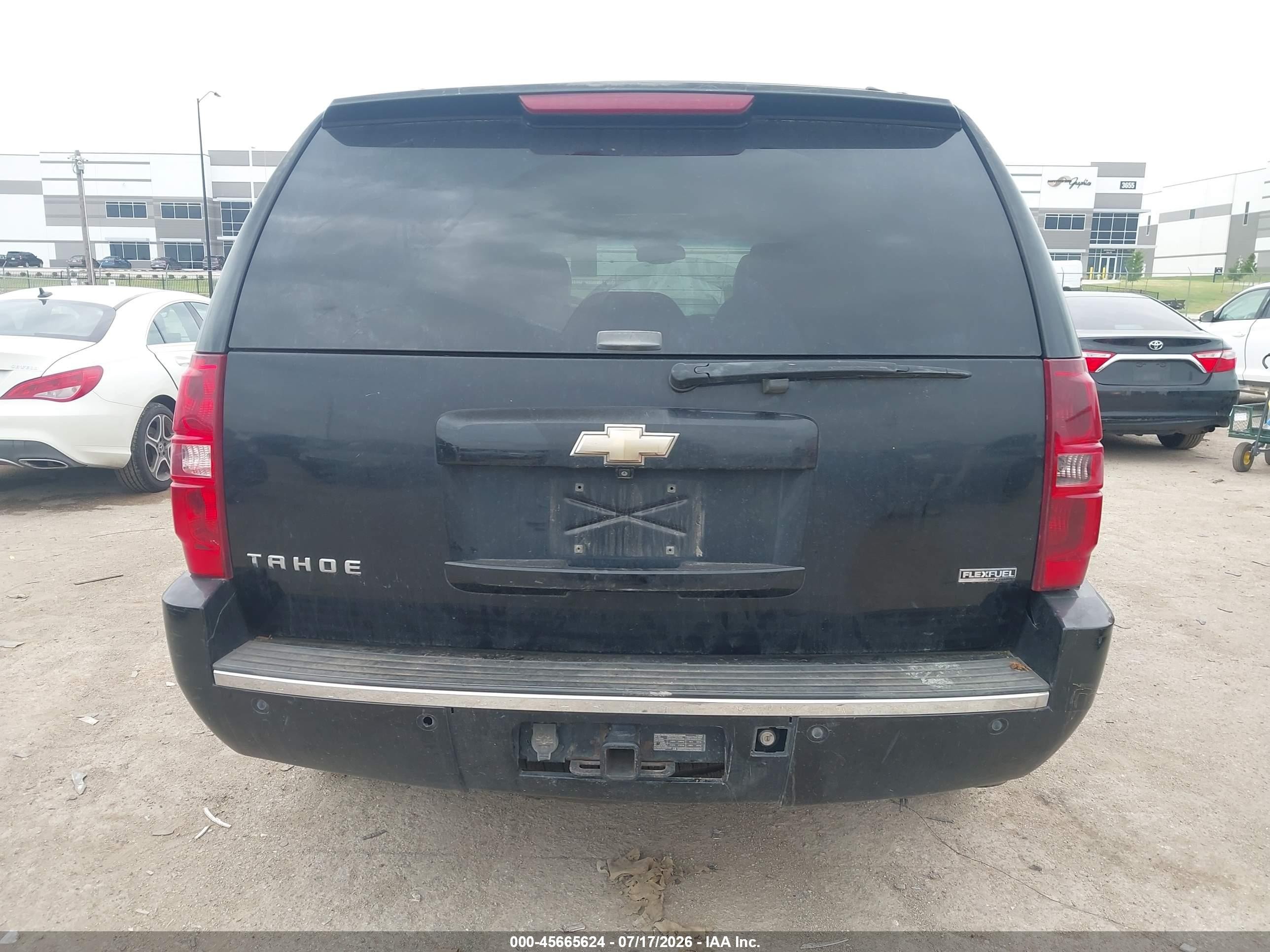 2009 Chevrolet Tahoe Ltz Black vin: 1GNFK33059R144404