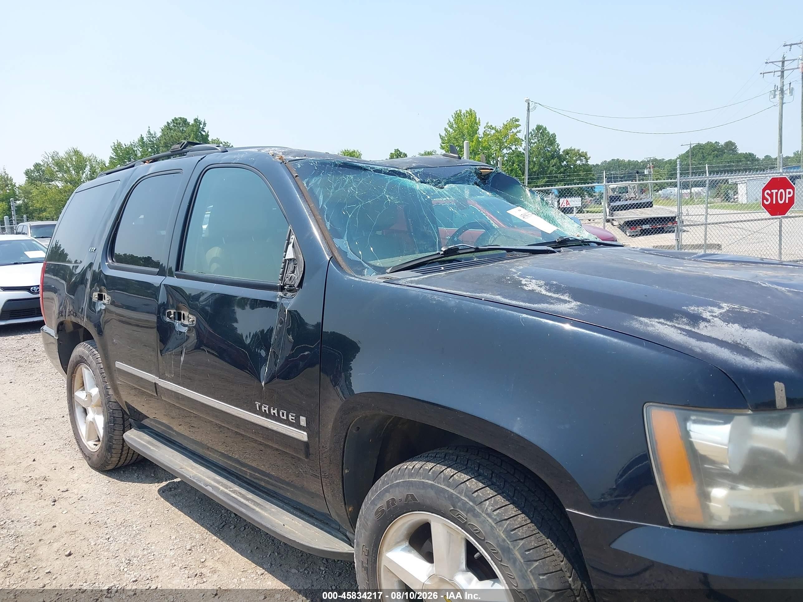 2009 Chevrolet Tahoe Ltz Черный vin: 1GNFK33099J124591