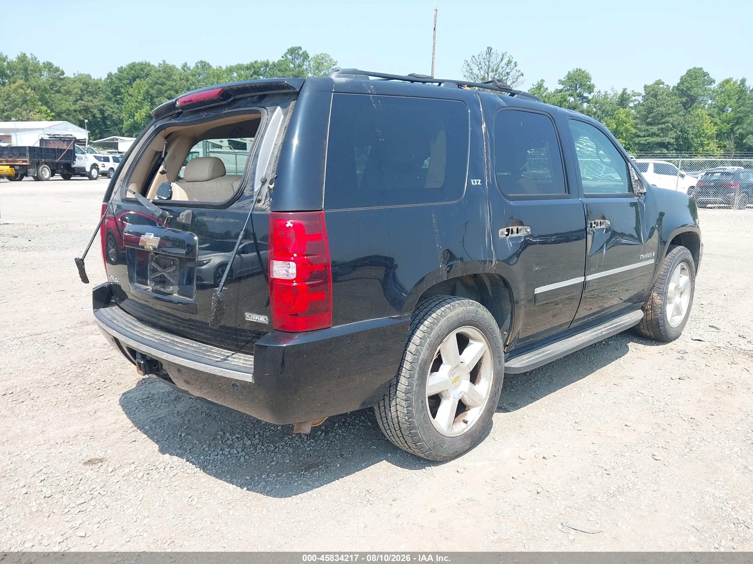 2009 Chevrolet Tahoe Ltz Черный vin: 1GNFK33099J124591