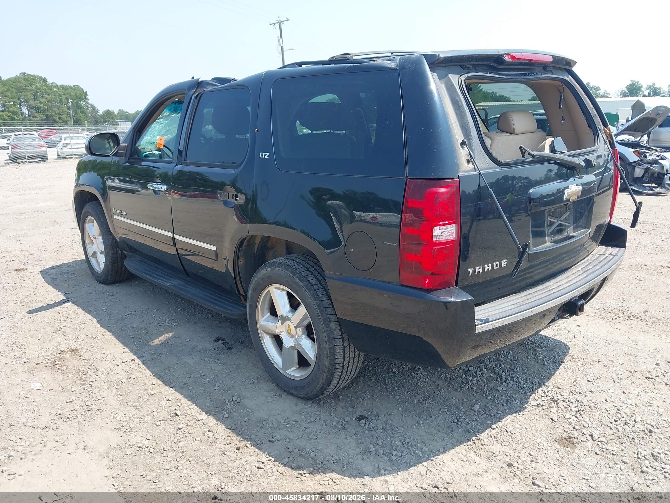 2009 Chevrolet Tahoe Ltz Черный vin: 1GNFK33099J124591