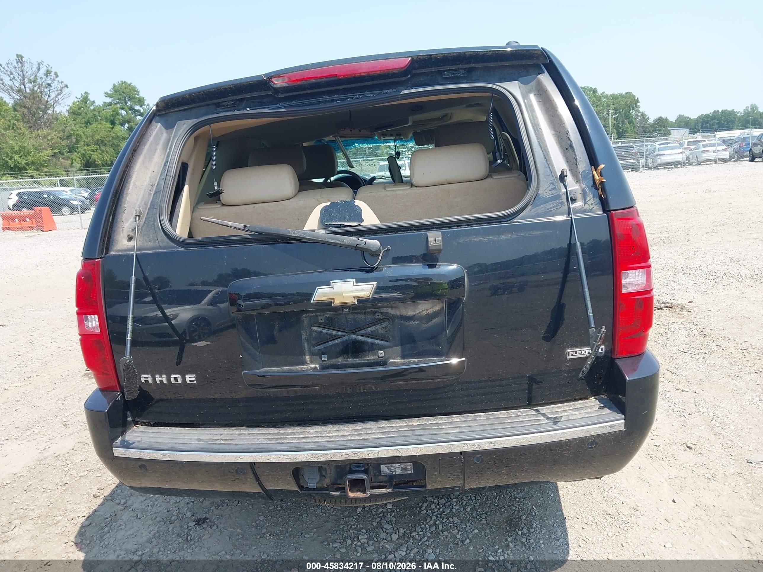 2009 Chevrolet Tahoe Ltz Черный vin: 1GNFK33099J124591