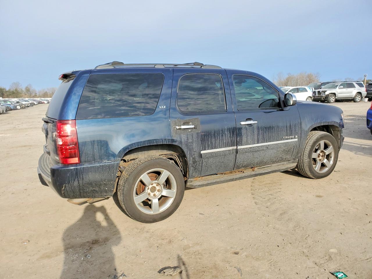 2009 Chevrolet Tahoe K1500 Ltz Black vin: 1GNFK33279J122324
