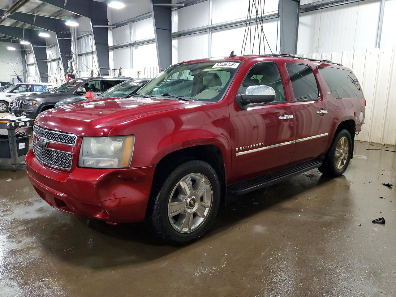 2009 Chevrolet Suburban K1500 Ltz Maroon vin: 1GNFK36329R203656
