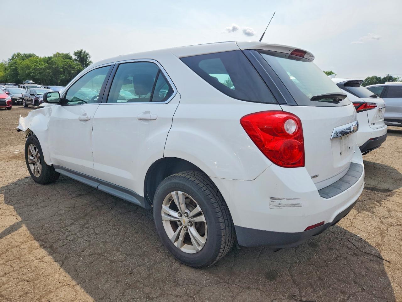 2013 Chevrolet Equinox Ls White vin: 1GNFLCEK0DZ108270