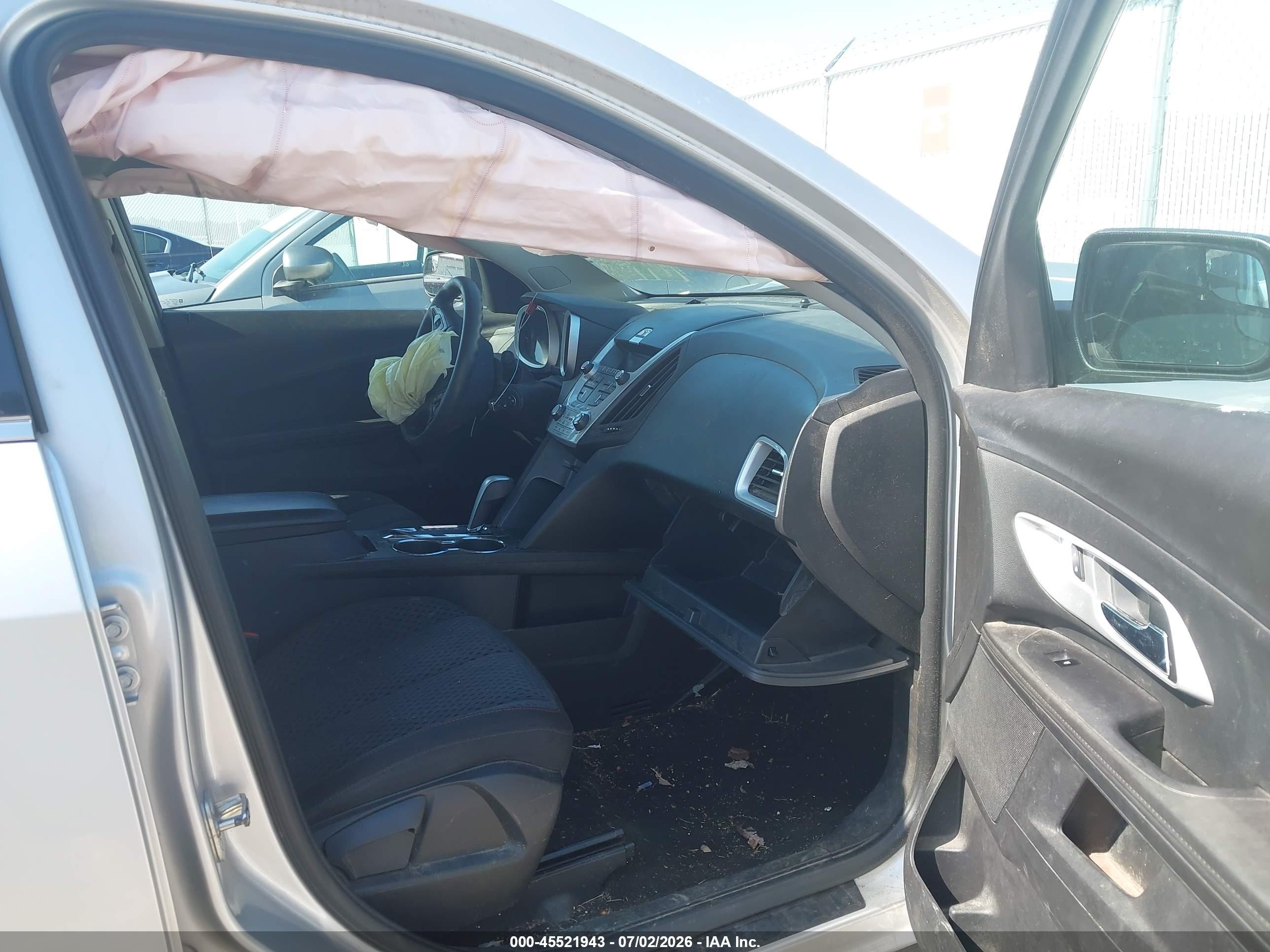 2013 Chevrolet Equinox Ls Silver vin: 1GNFLCEK7DZ129116