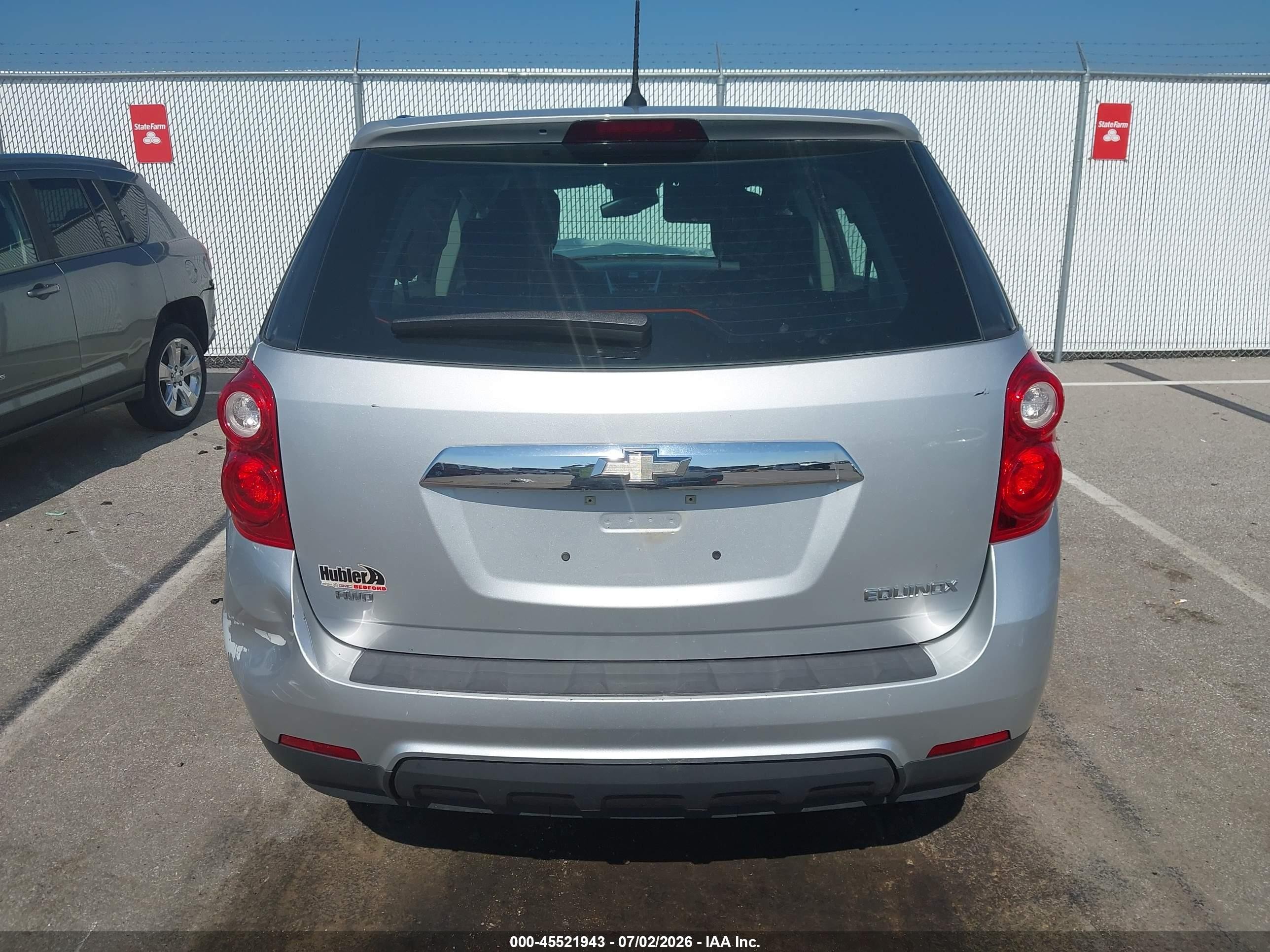2013 Chevrolet Equinox Ls Silver vin: 1GNFLCEK7DZ129116