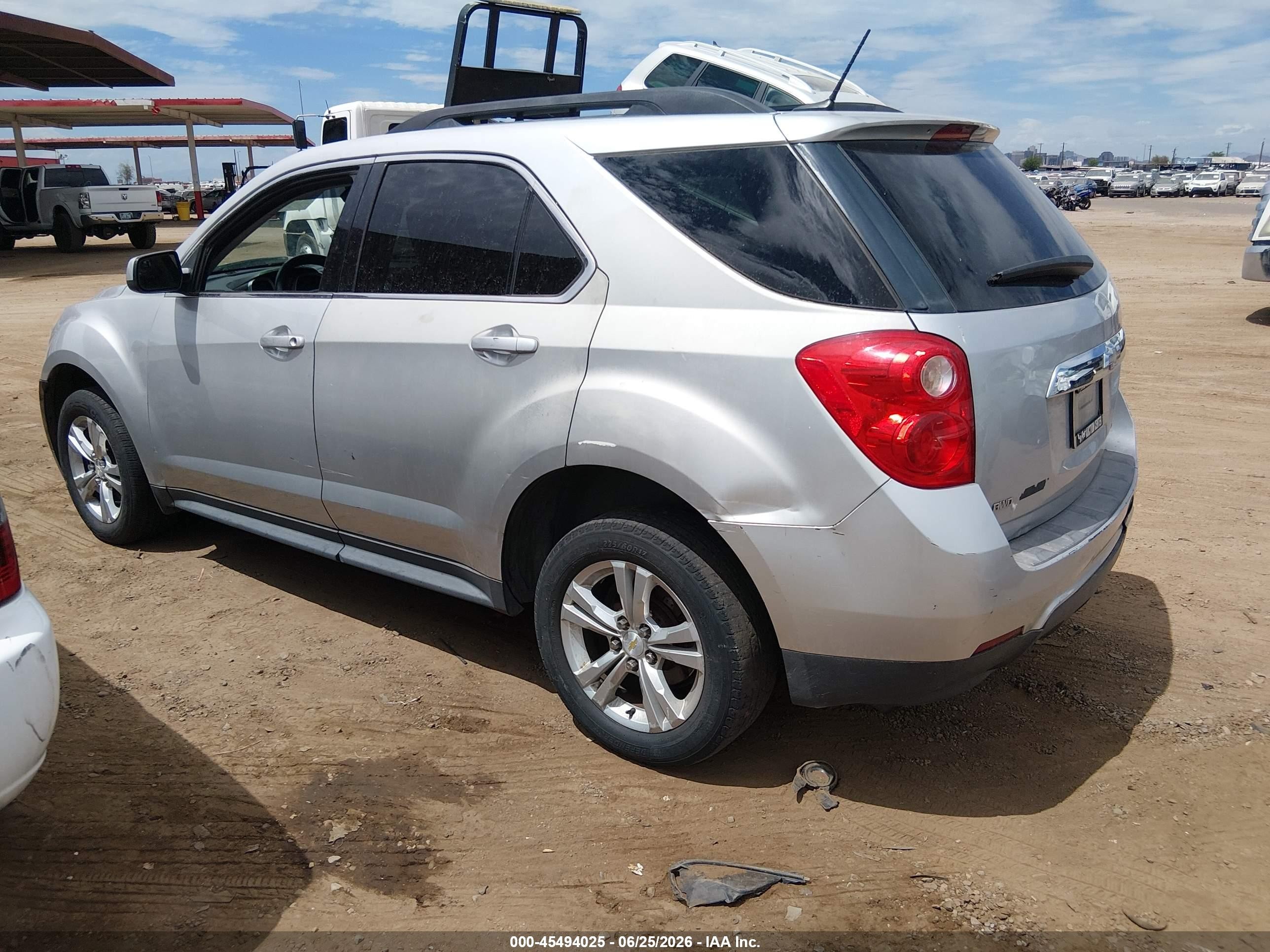 2013 Chevrolet Equinox Lt Silver vin: 1GNFLEEK0DZ130863