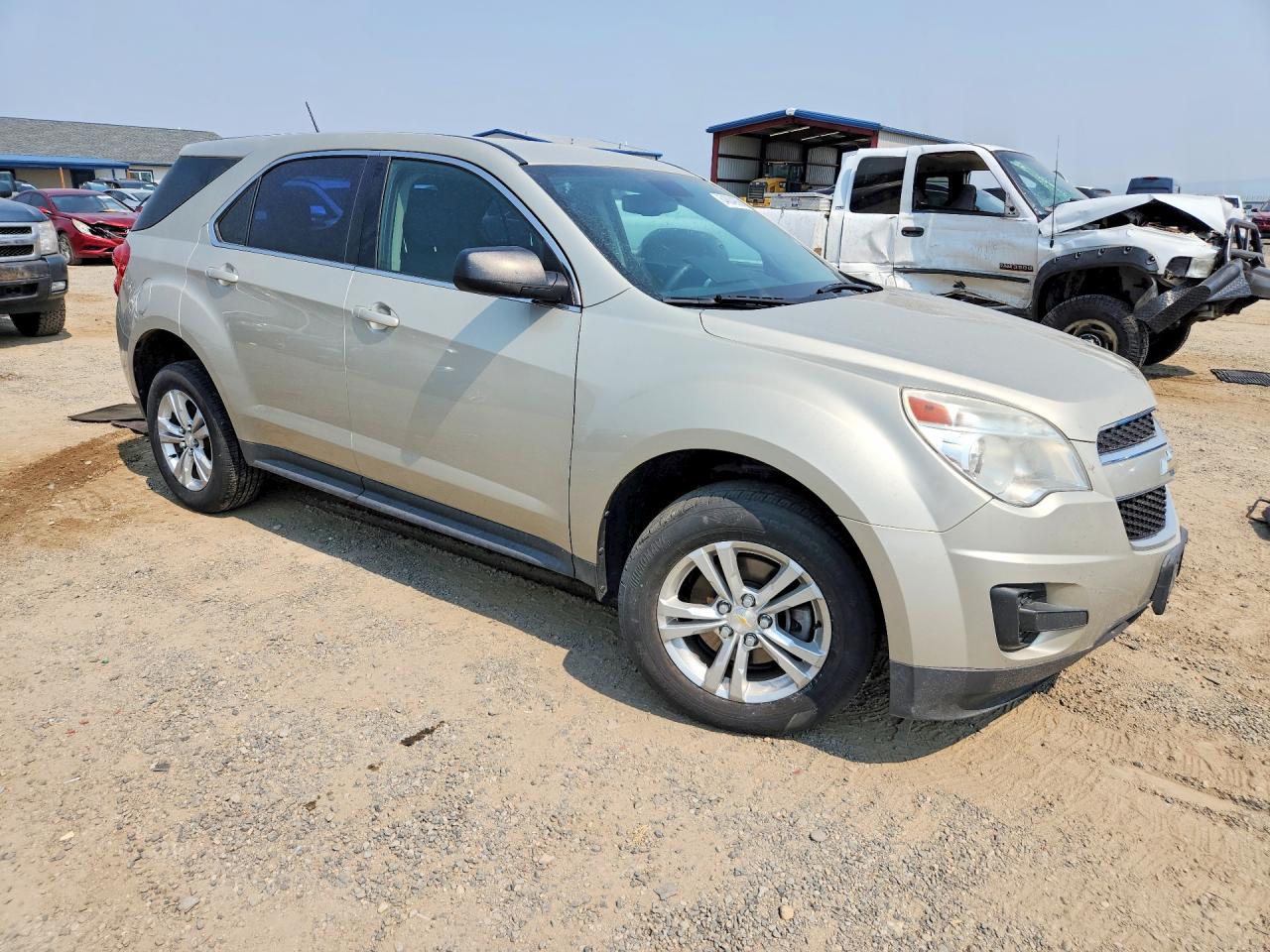 2014 Chevrolet Equinox Ls Beige vin: 1GNFLEEK1EZ125592