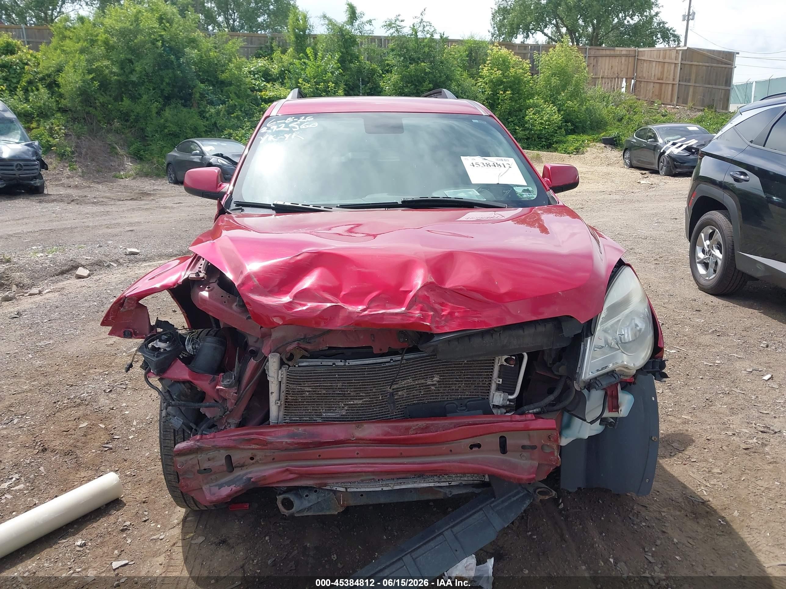 2013 Chevrolet Equinox Lt Red vin: 1GNFLEEK3DZ128704