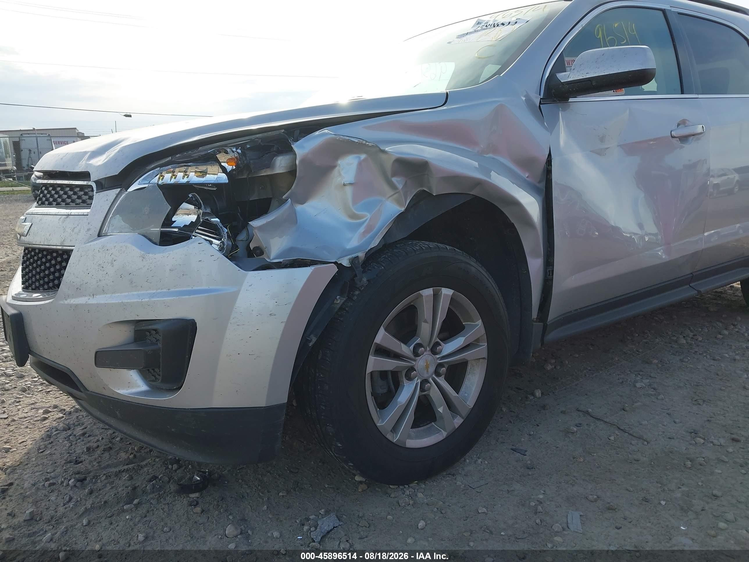2013 Chevrolet Equinox Lt Gray vin: 1GNFLEEK5DZ113220