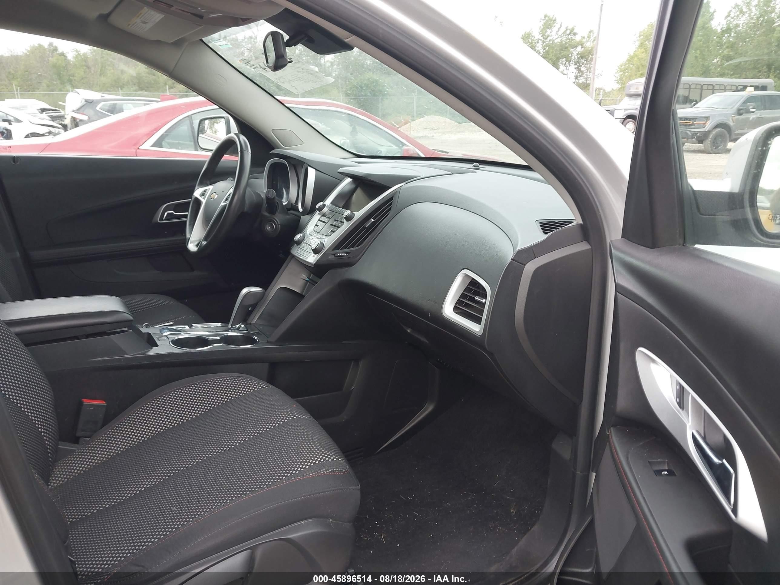 2013 Chevrolet Equinox Lt Gray vin: 1GNFLEEK5DZ113220