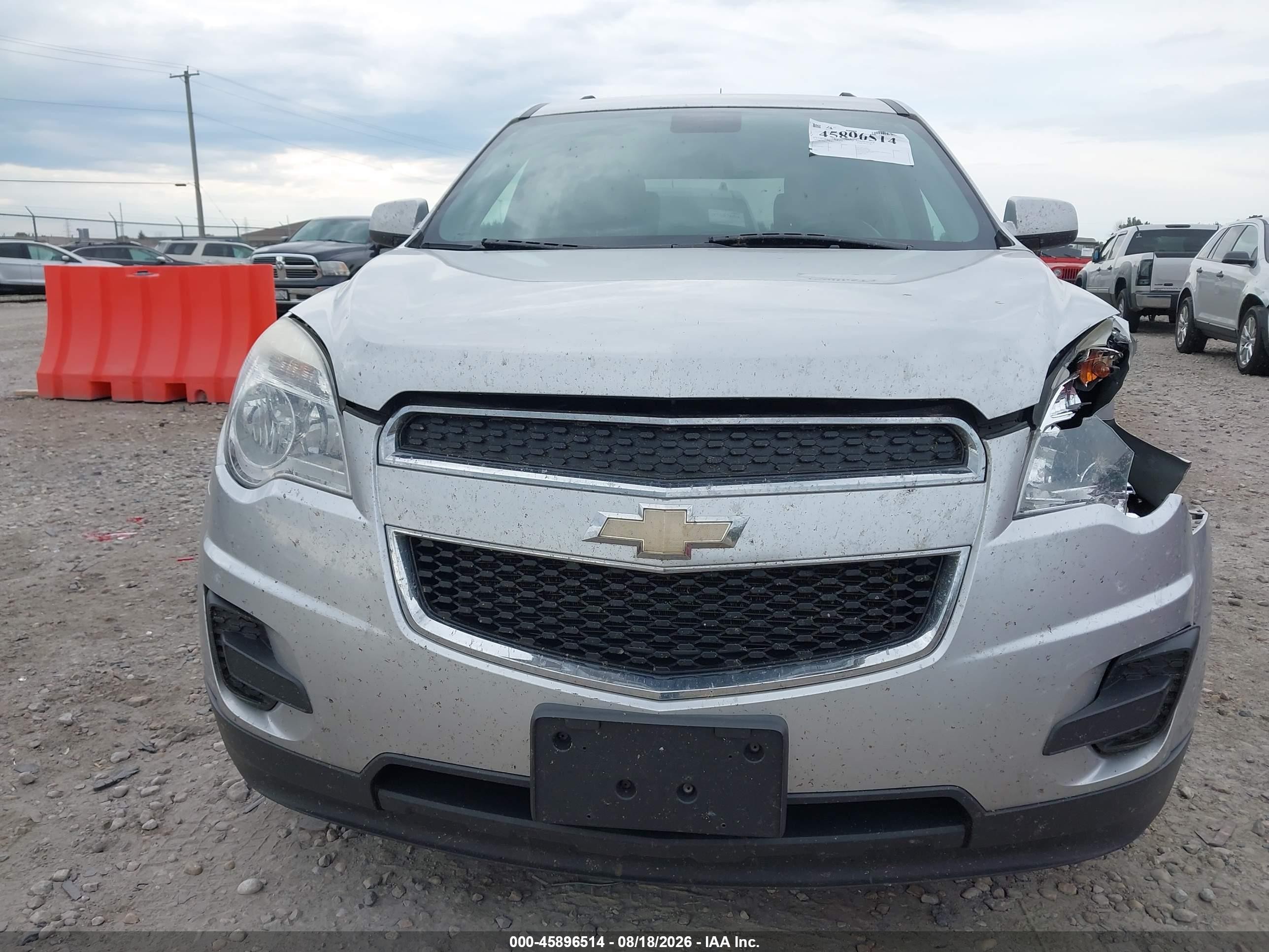 2013 Chevrolet Equinox Lt Gray vin: 1GNFLEEK5DZ113220