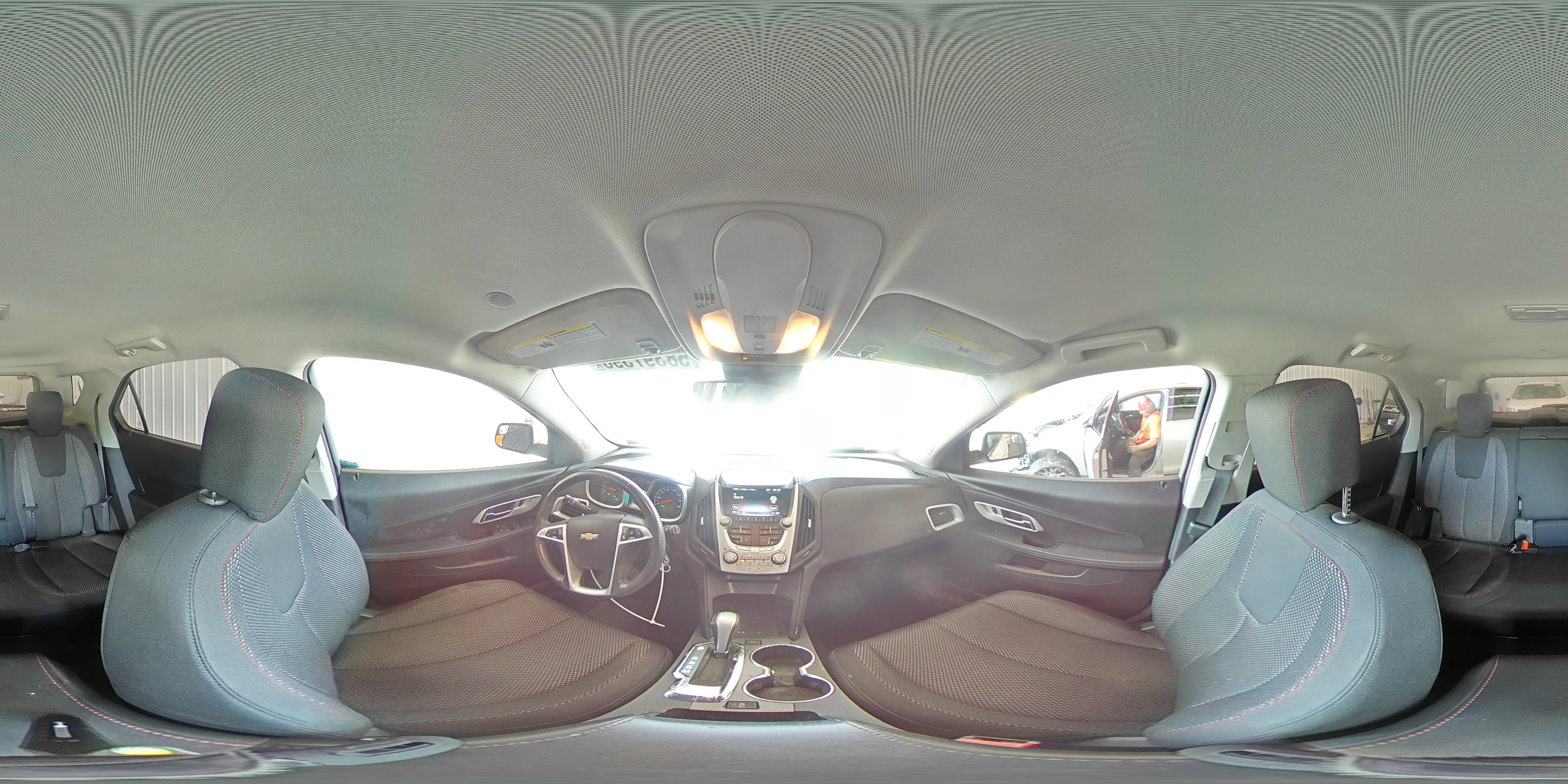 2013 Chevrolet Equinox Lt White vin: 1GNFLEEK5DZ131586