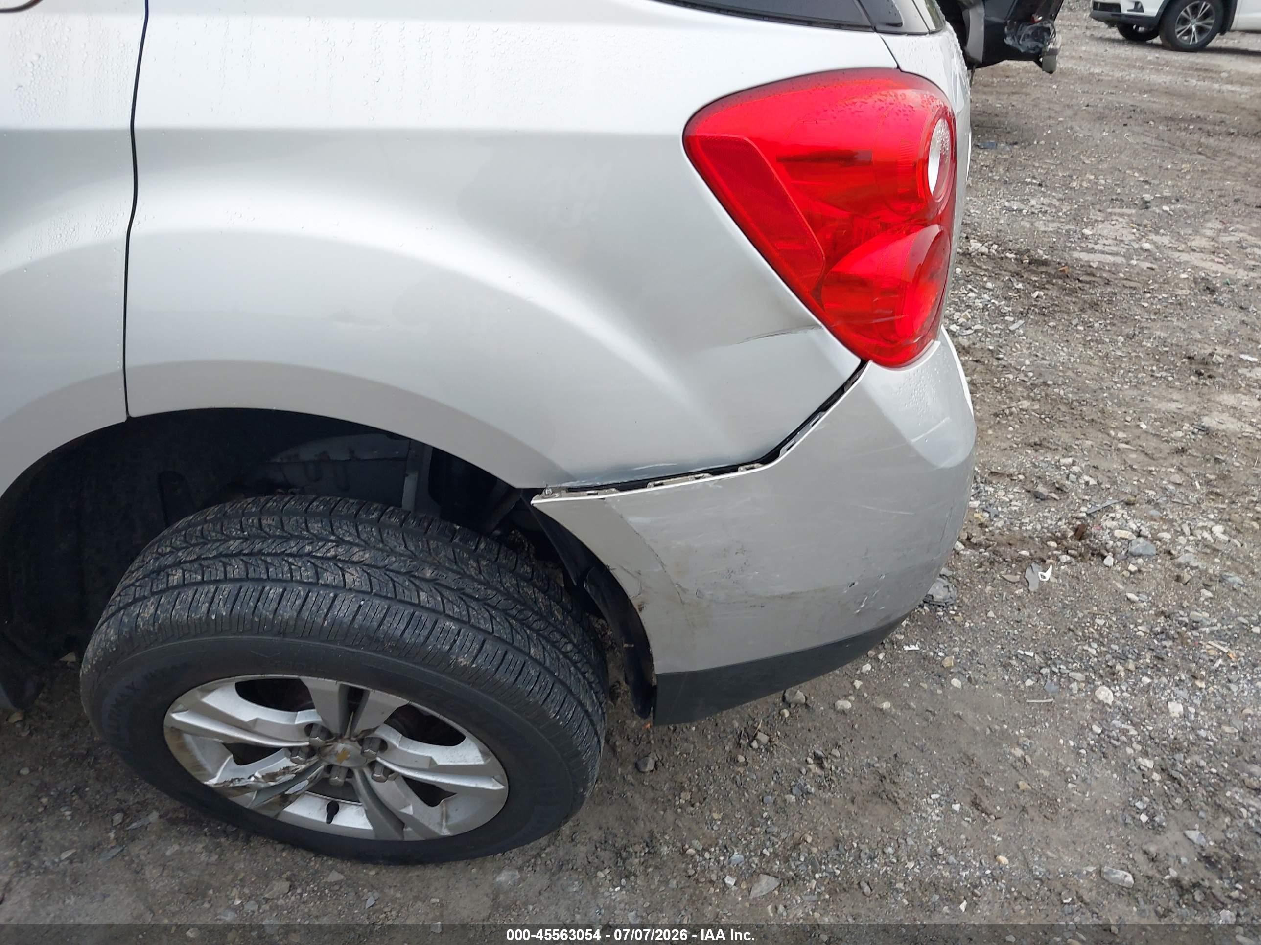 2013 Chevrolet Equinox Lt Silver vin: 1GNFLEEK6DZ104851
