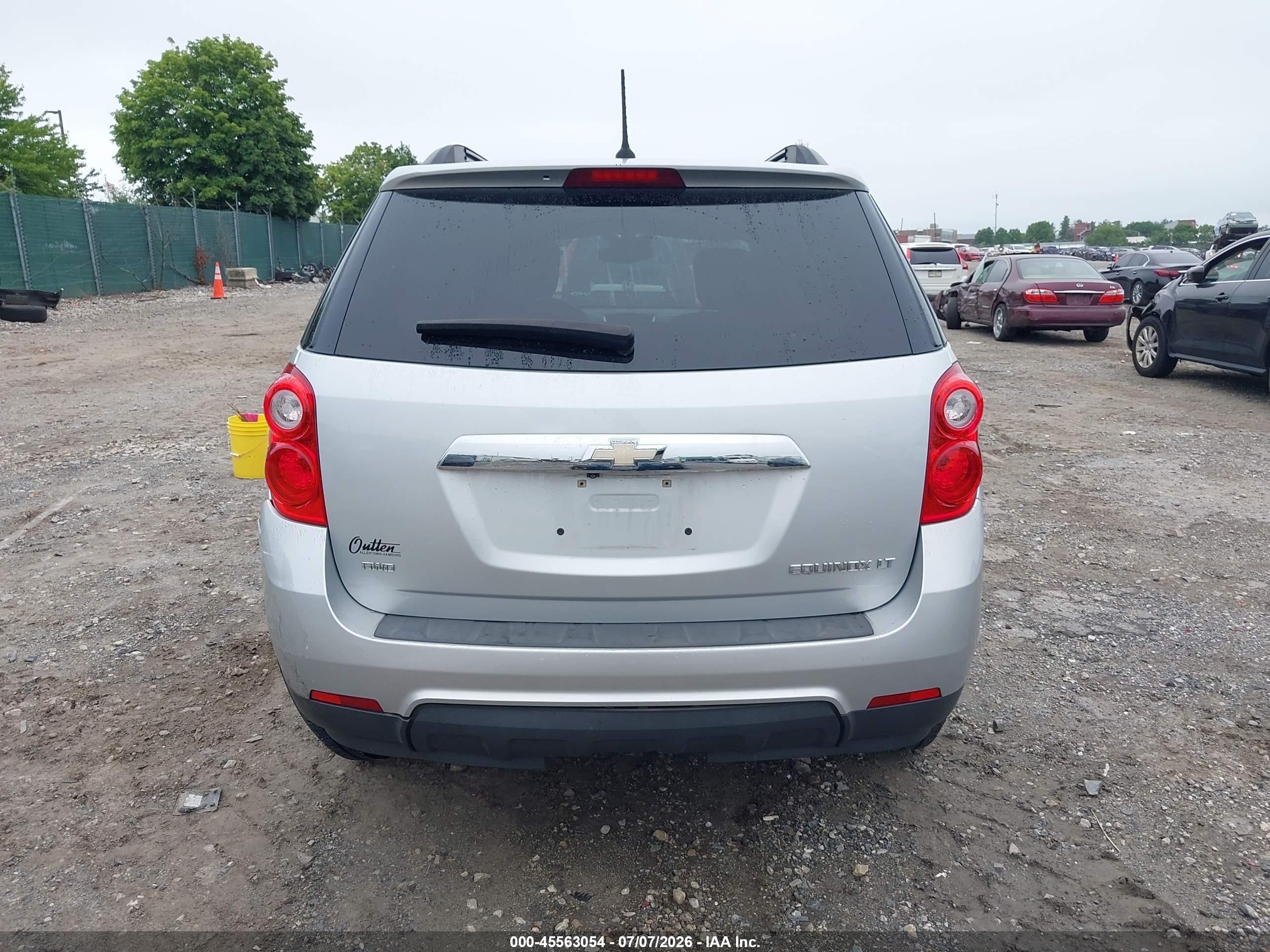2013 Chevrolet Equinox Lt Silver vin: 1GNFLEEK6DZ104851