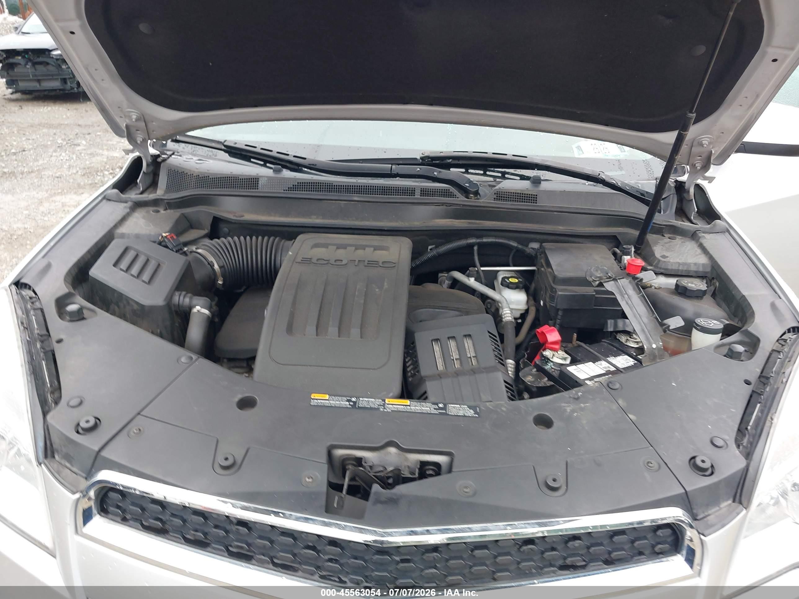2013 Chevrolet Equinox Lt Silver vin: 1GNFLEEK6DZ104851