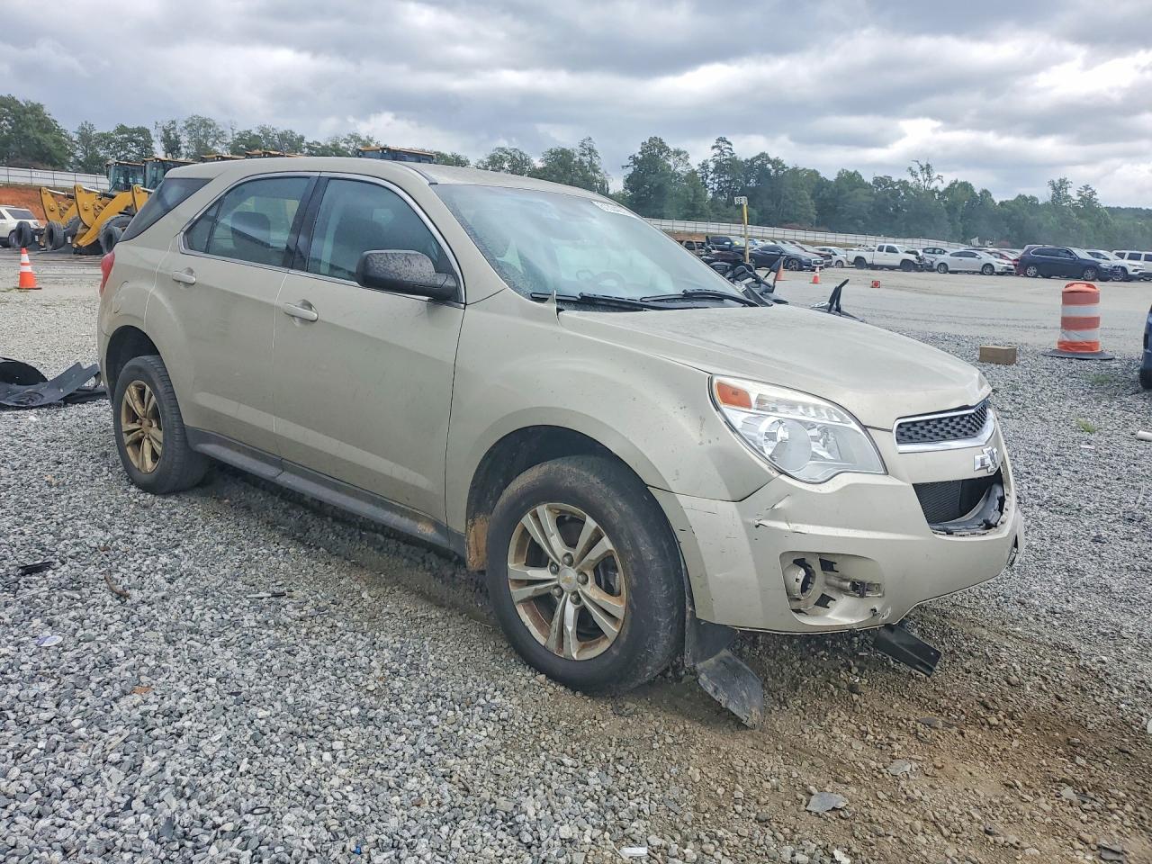 2014 Chevrolet Equinox Ls Cream vin: 1GNFLEEK6EZ116709