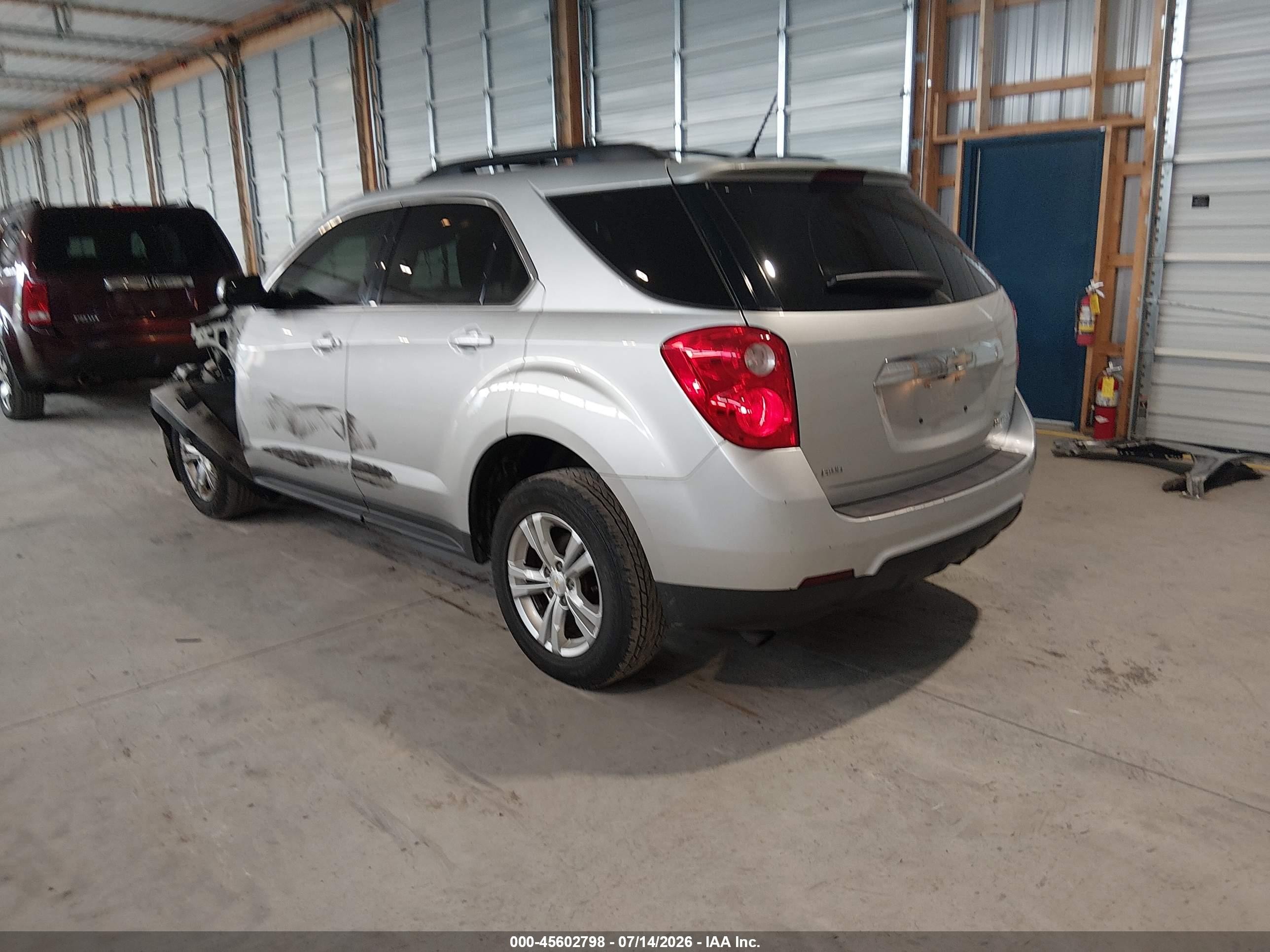 2013 Chevrolet Equinox Lt Silver vin: 1GNFLEEK7DZ128317