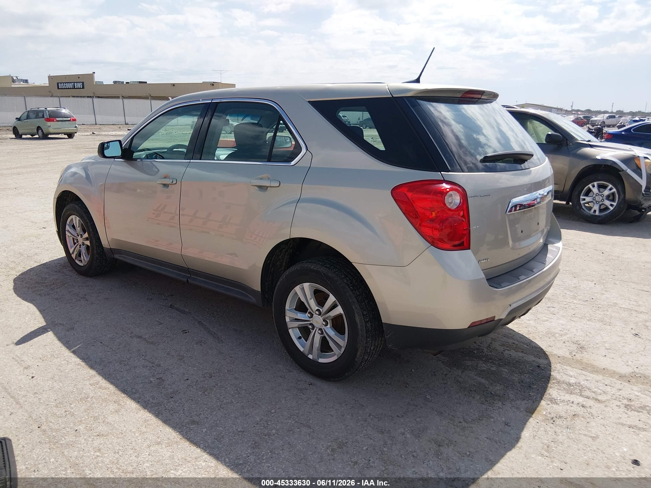 2014 Chevrolet Equinox Ls Champagne vin: 1GNFLEEK7EZ137794